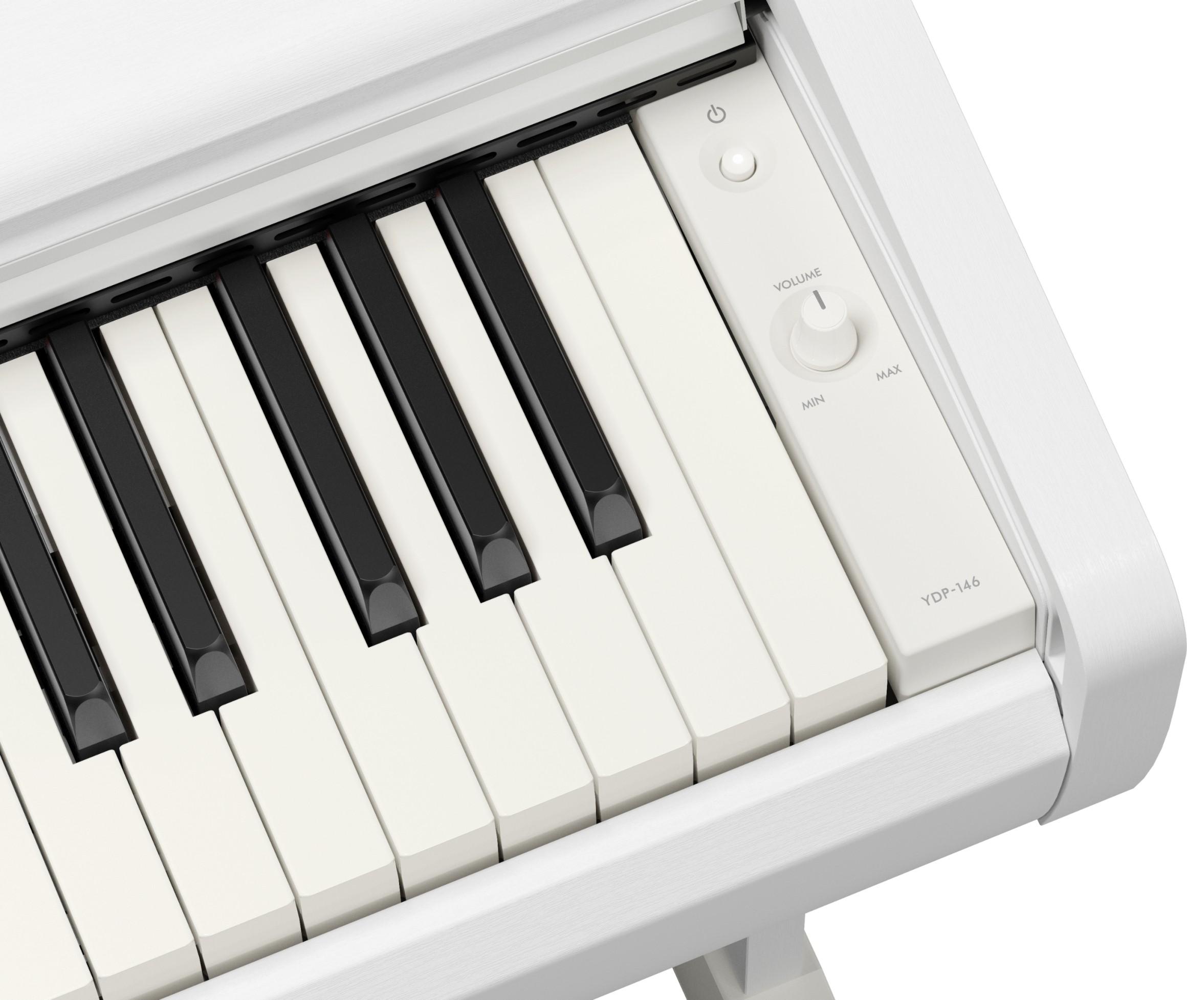 Yamaha YDP-146 Digital Home Piano In White - YDP-146WH (5).jpg