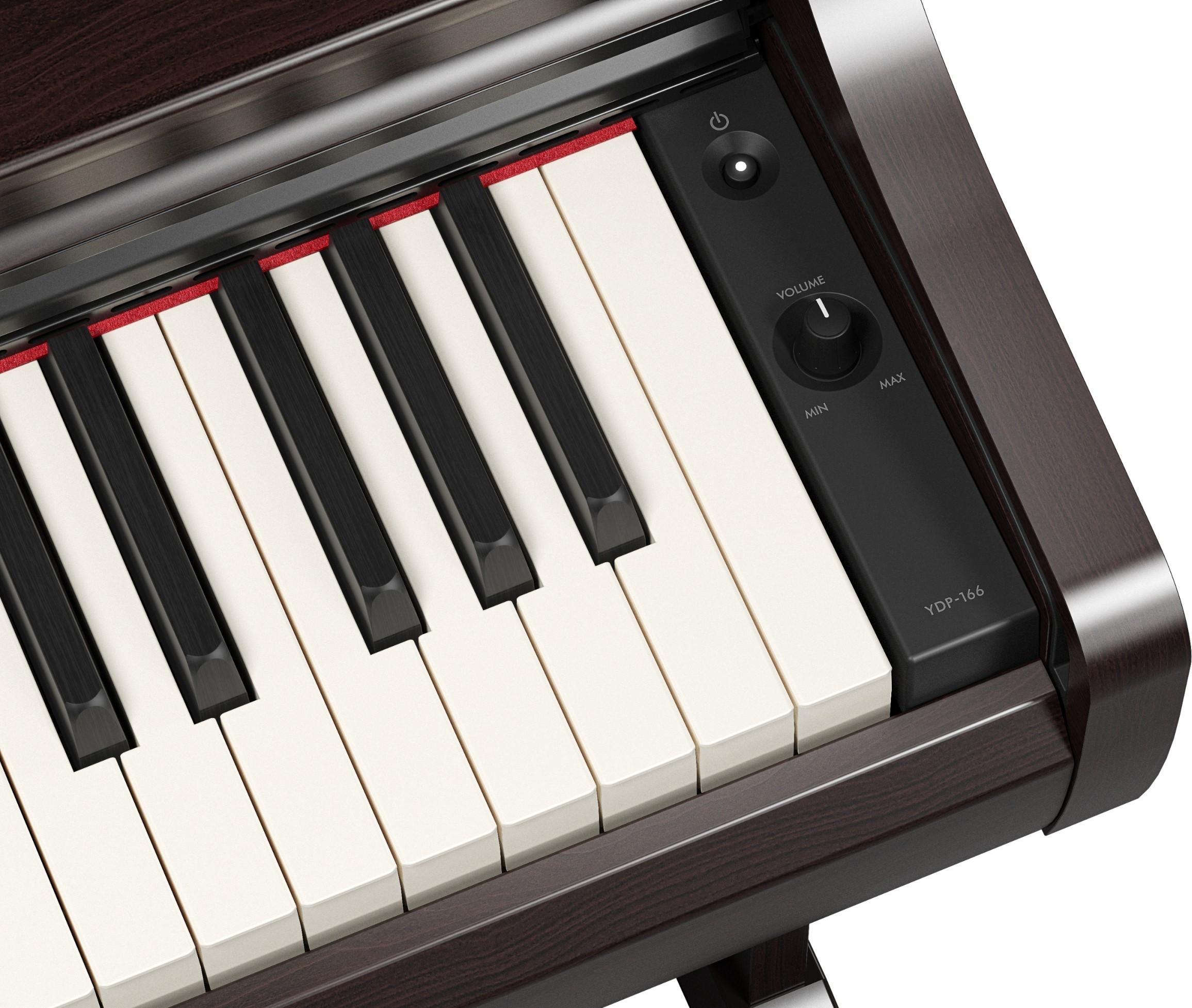 Yamaha YDP-166 Digital Home Piano In Rosewood - YDP-166R (5).jpg