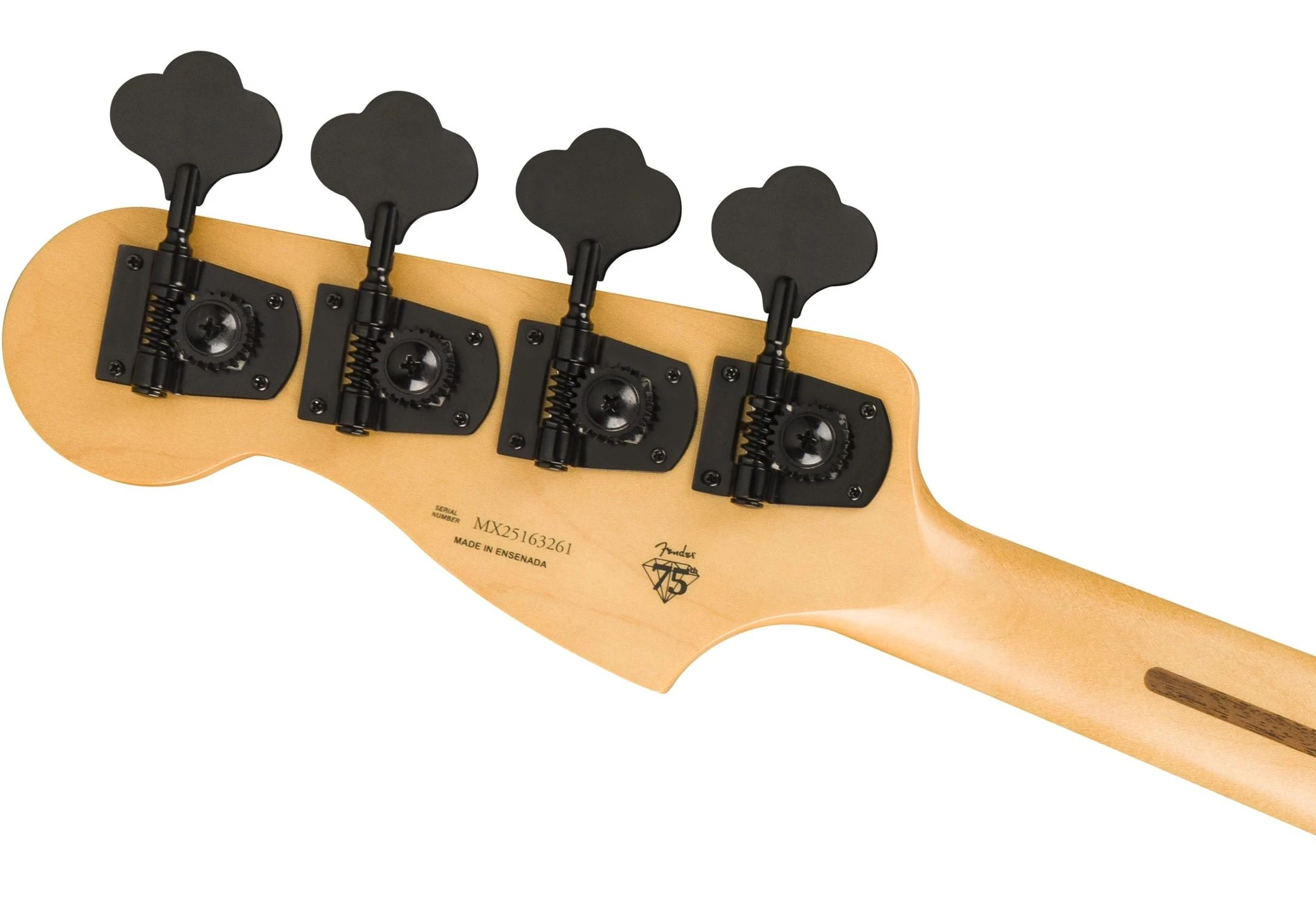 Fender Limited Edition Player Fusion Precision Bass HH in Black - 0142841306-Headstock-Back.jpg