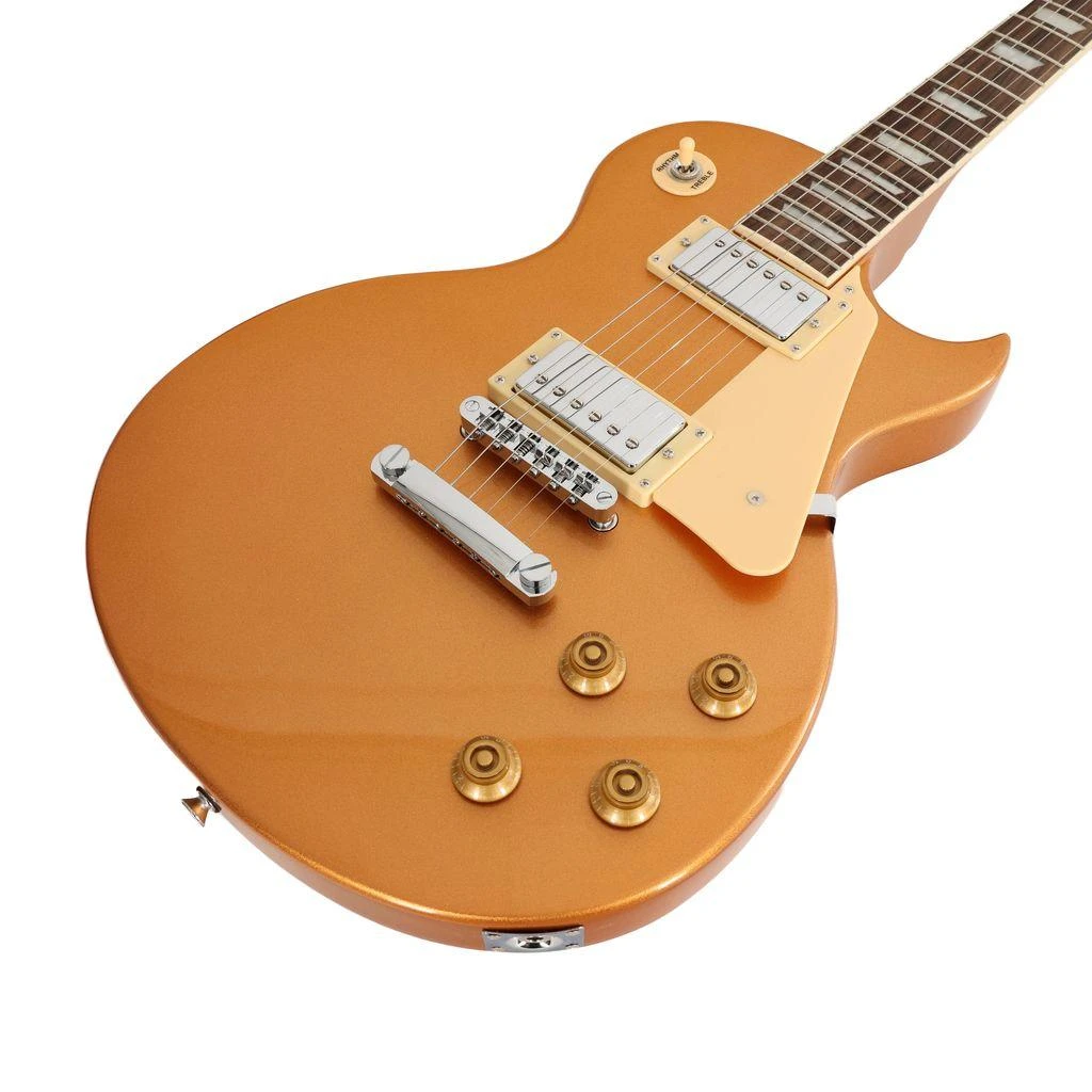 Eastcoast L1S Single-Cut Electric Guitar in Midas Gold - EC-L1S-MGD-4.jpg