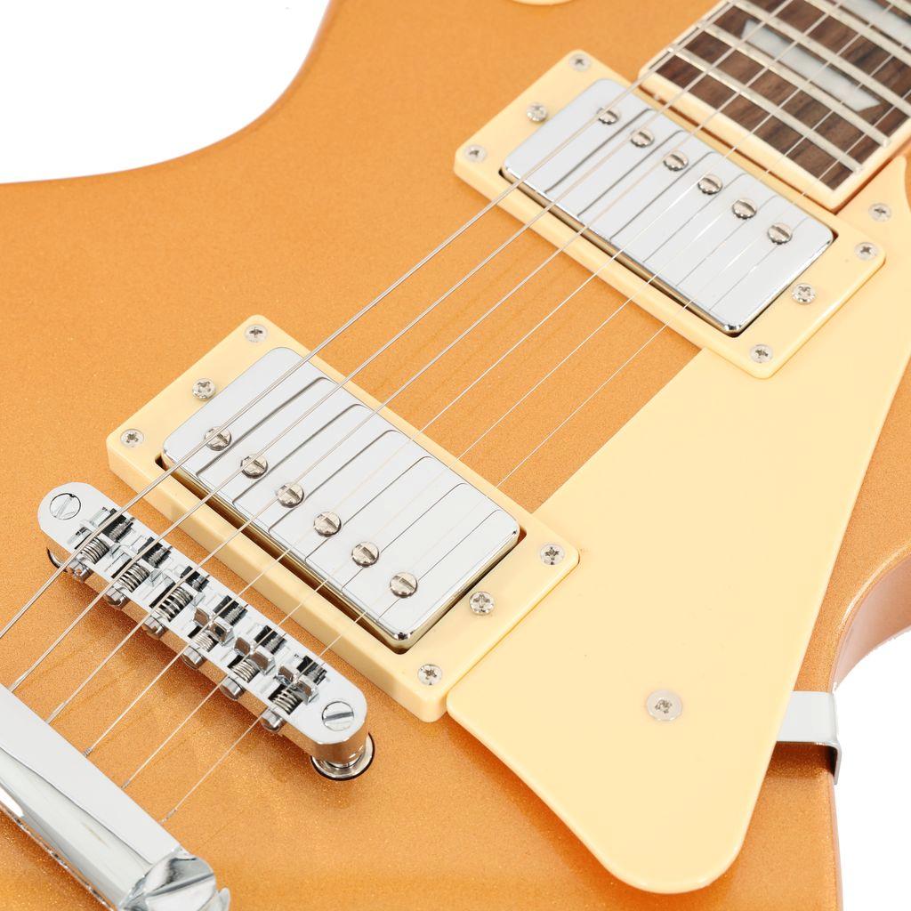 Eastcoast L1S Single-Cut Electric Guitar in Midas Gold - Andertons