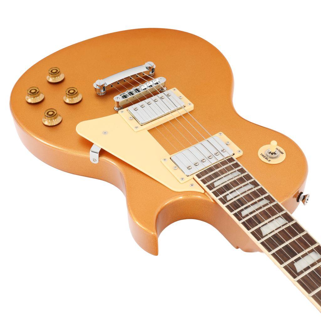 Eastcoast L1S Single-Cut Electric Guitar in Midas Gold - Andertons