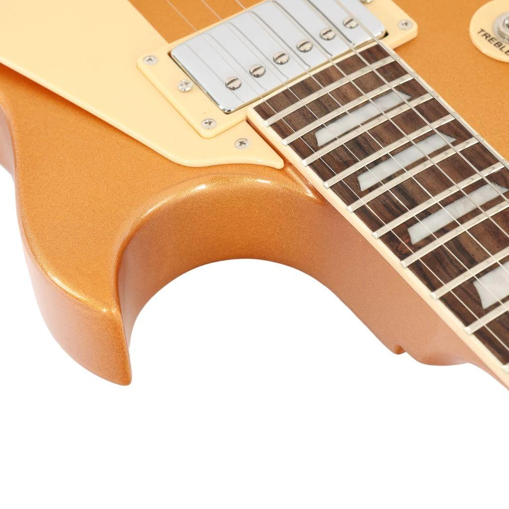 Eastcoast L1S Single-Cut Electric Guitar in Midas Gold - EC-L1S-MGD-8.jpg
