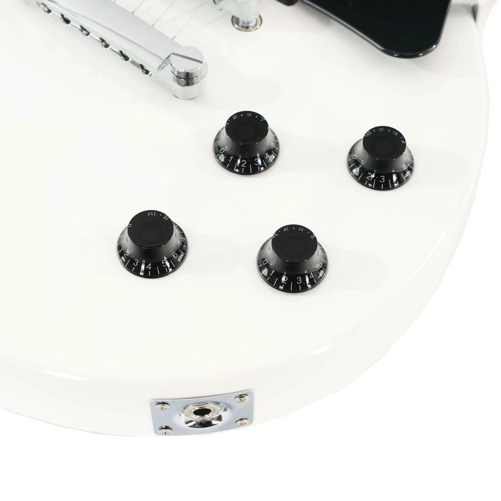 Eastcoast L1S Single-Cut Electric Guitar in Alpine White - EC-L1S-ALW-6.jpg