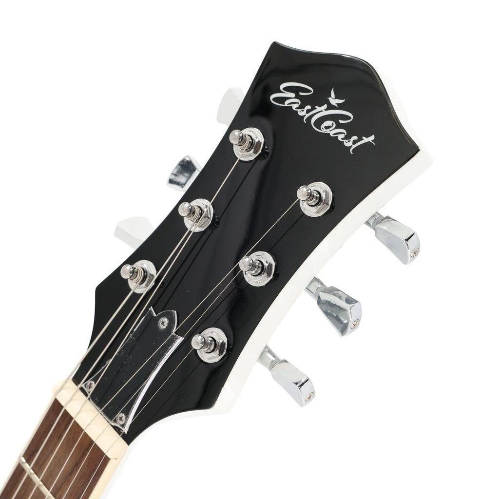 Eastcoast L1S Single-Cut Electric Guitar in Alpine White - EC-L1S-ALW-9.jpg