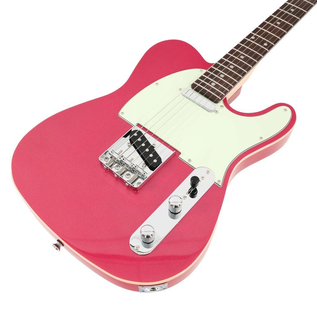 Eastcoast T62 T-Style Electric Guitar in Burgundy Mist Metallic - EC-T62-BGM-4.jpg