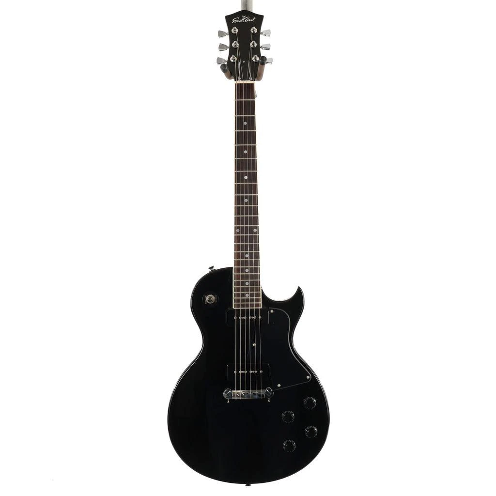Eastcoast LS Single-Cut Electric Guitar in Ebony - EC-LS-EBY-2.jpg
