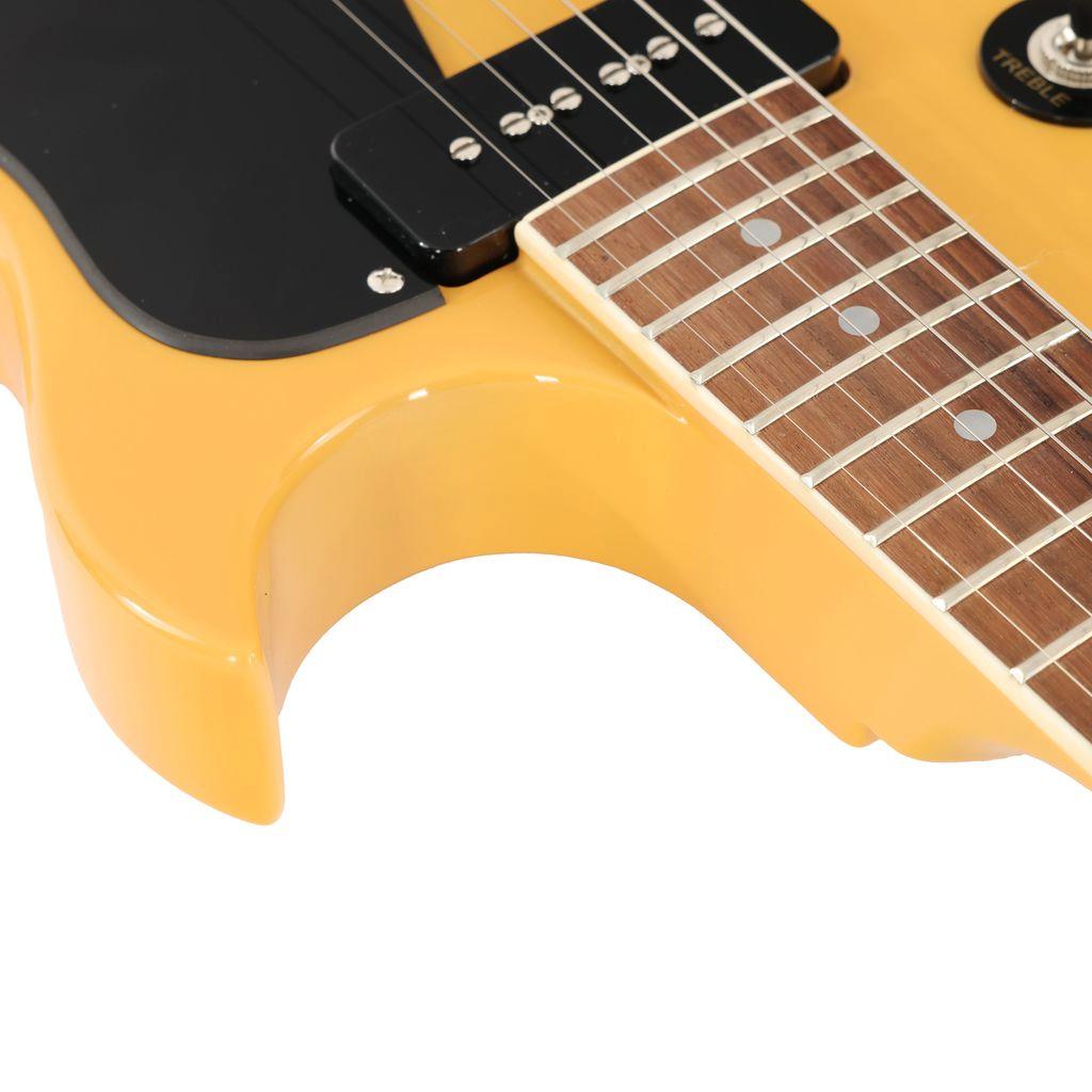 Eastcoast LS Single-Cut Electric Guitar in TV Yellow - EC-LS-TVY-8.jpg
