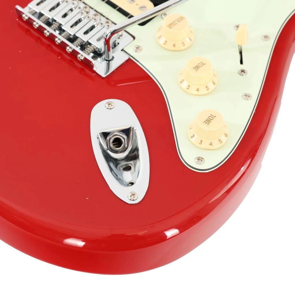 Eastcoast ST2 HSS S-Style Electric Guitar in Hot Rod Red - EC-ST2-HRR-6.jpg