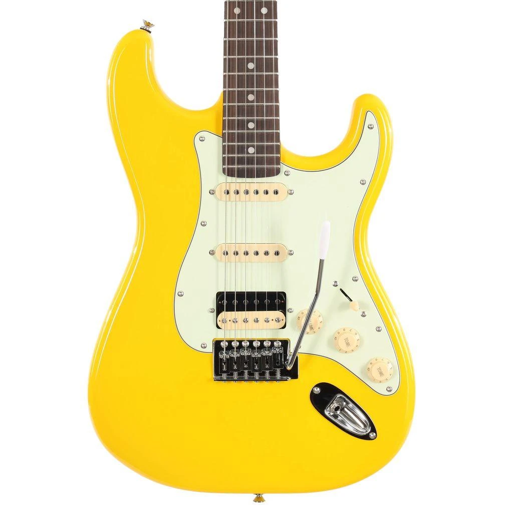 Eastcoast ST2 HSS S-Style Electric Guitar in Taxi Yellow - EC-ST2-TXY-1.jpg