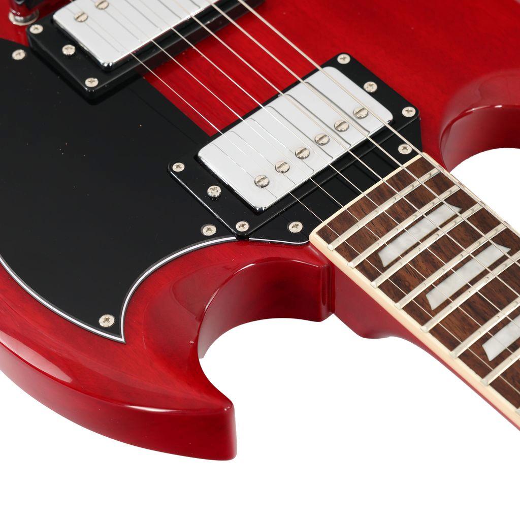 Eastcoast GS61S Double Cut Electric Guitar in Cherry Red - EC-GS61S-CR-8.jpg