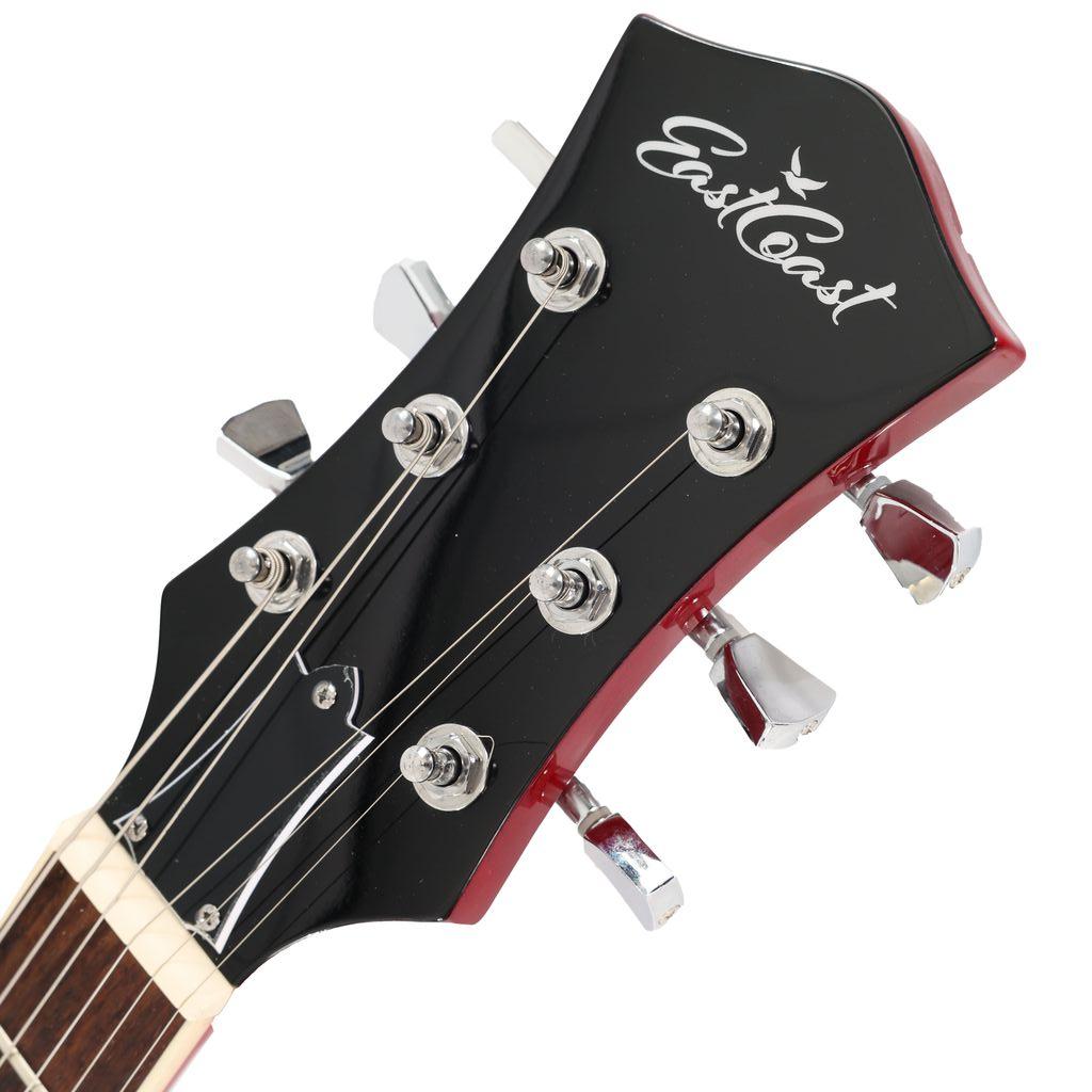 Eastcoast GS61S Double Cut Electric Guitar in Cherry Red - EC-GS61S-CR-10.jpg
