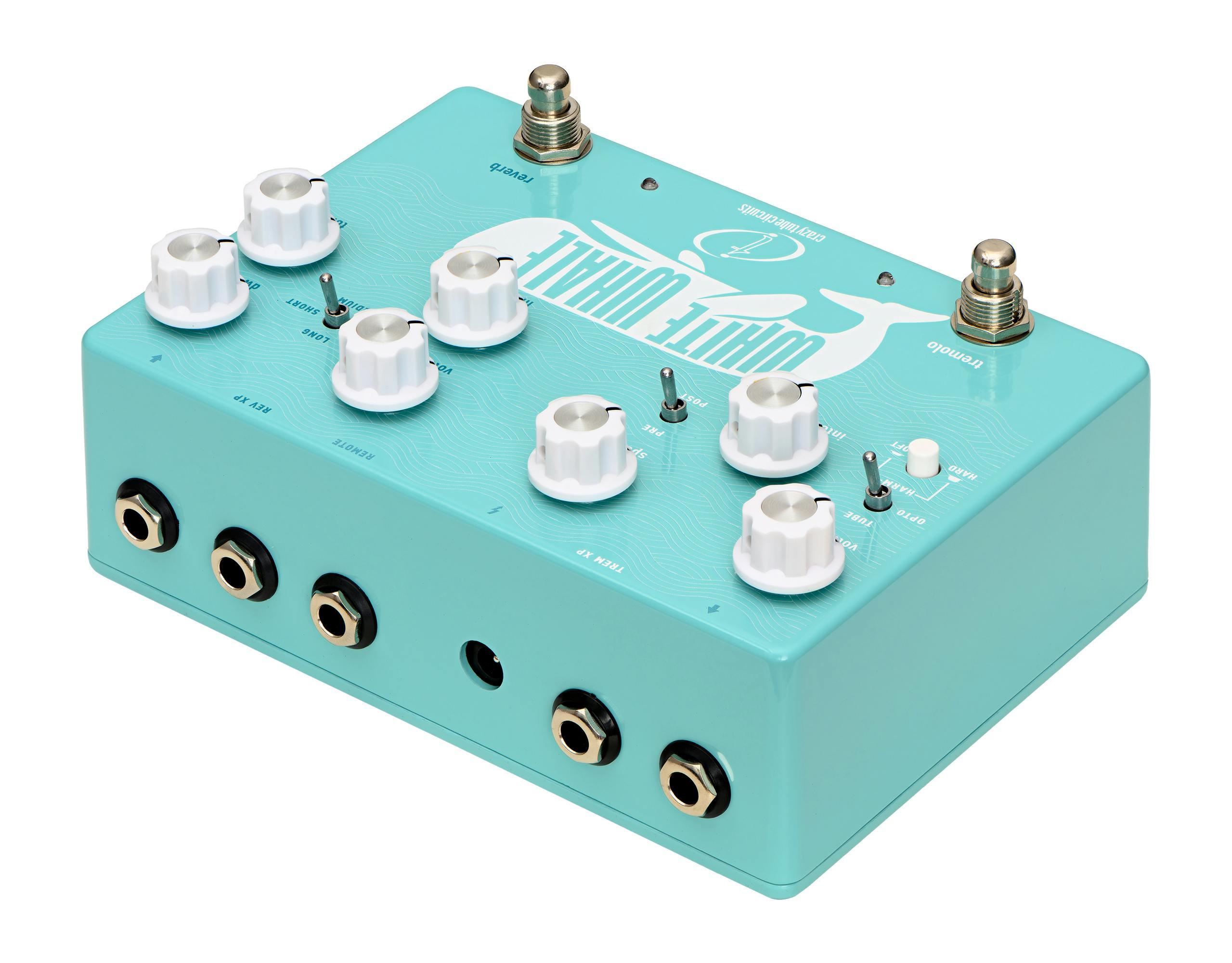 B Stock : Crazy Tube Circuits White Whale Analog Spring Reverb with Tremolo FX Pedal - 65885-white-whale-mkII-5.jpg