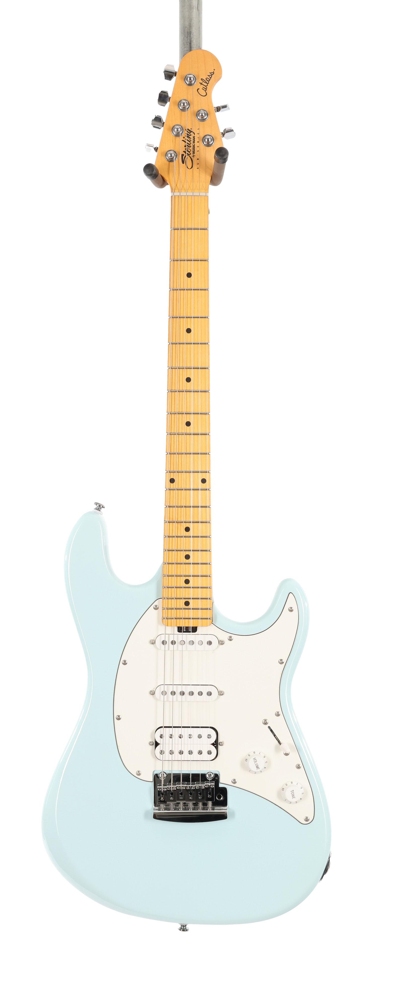 B Stock : Sterling by Music Man SUB Series Cutlass CT30 Electric Guitar in Daphne Blue - 001 - B-STCT30CHS-0001 (3).jpg