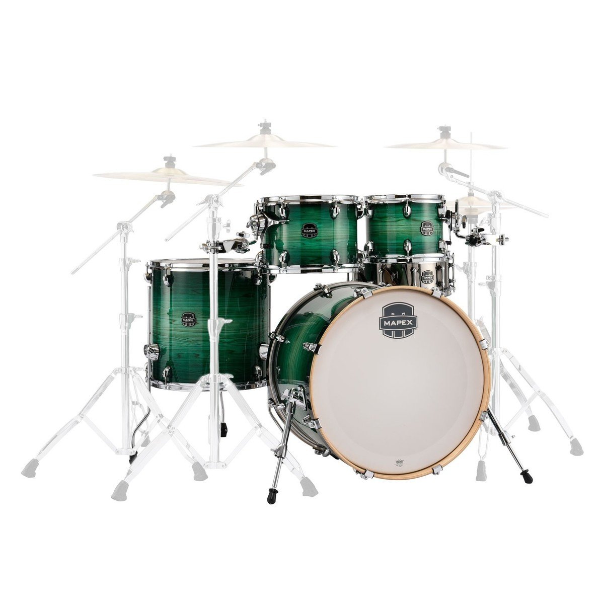 Mapex Armory Rock Fusion 22 Drum Kit in Emerald Burst - Mapex Armory Rock Fusion 5 Piece Drum Kit in Emerald Burst.jpg