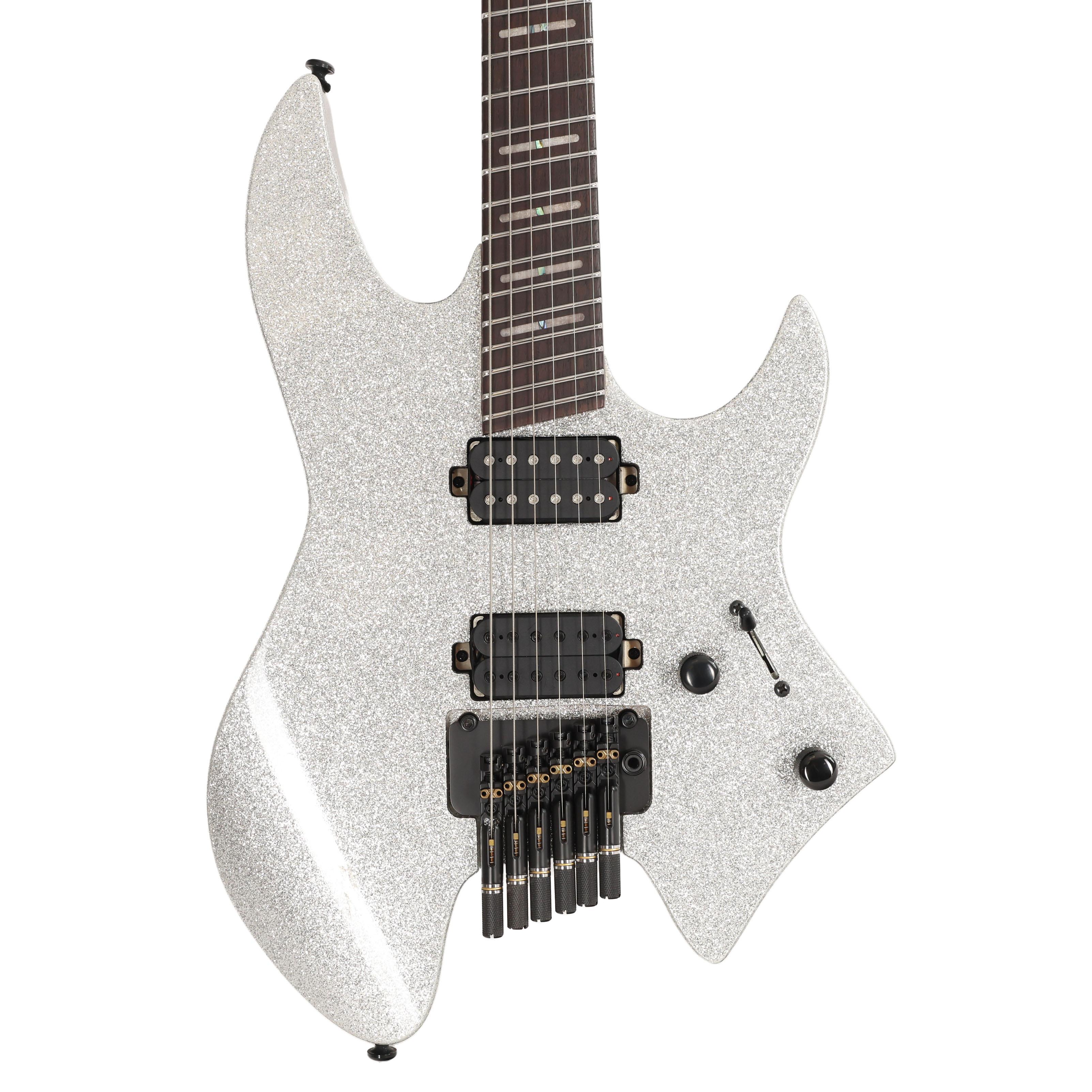 B Stock : Sire Larry Carlton X6 Headless Electric Guitar in Silver Sparkle - 003 - B-X66SSP-0003 (2).jpg
