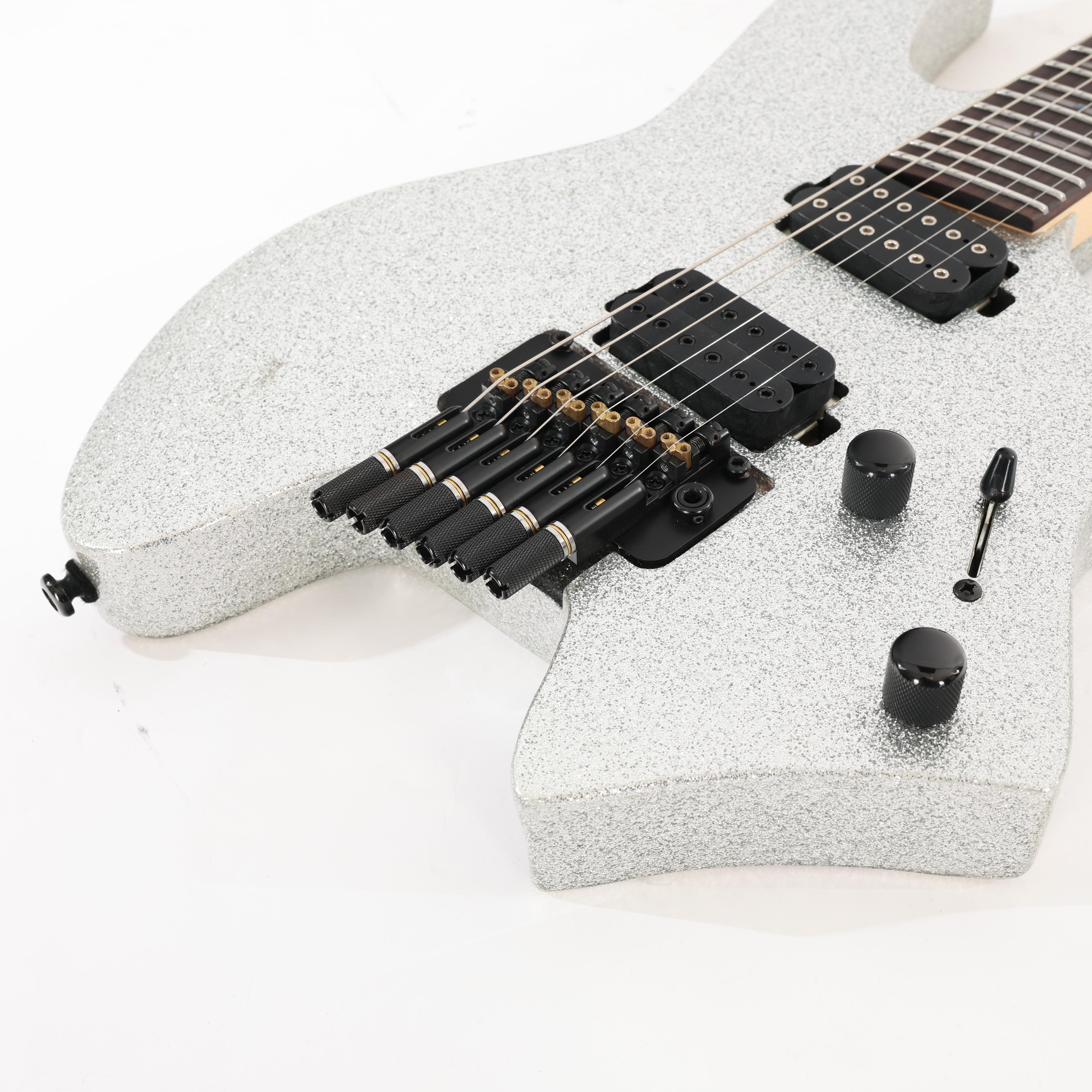 B Stock : Sire Larry Carlton X6 Headless Electric Guitar in Silver Sparkle - 003 - B-X66SSP-0003 (7).jpg
