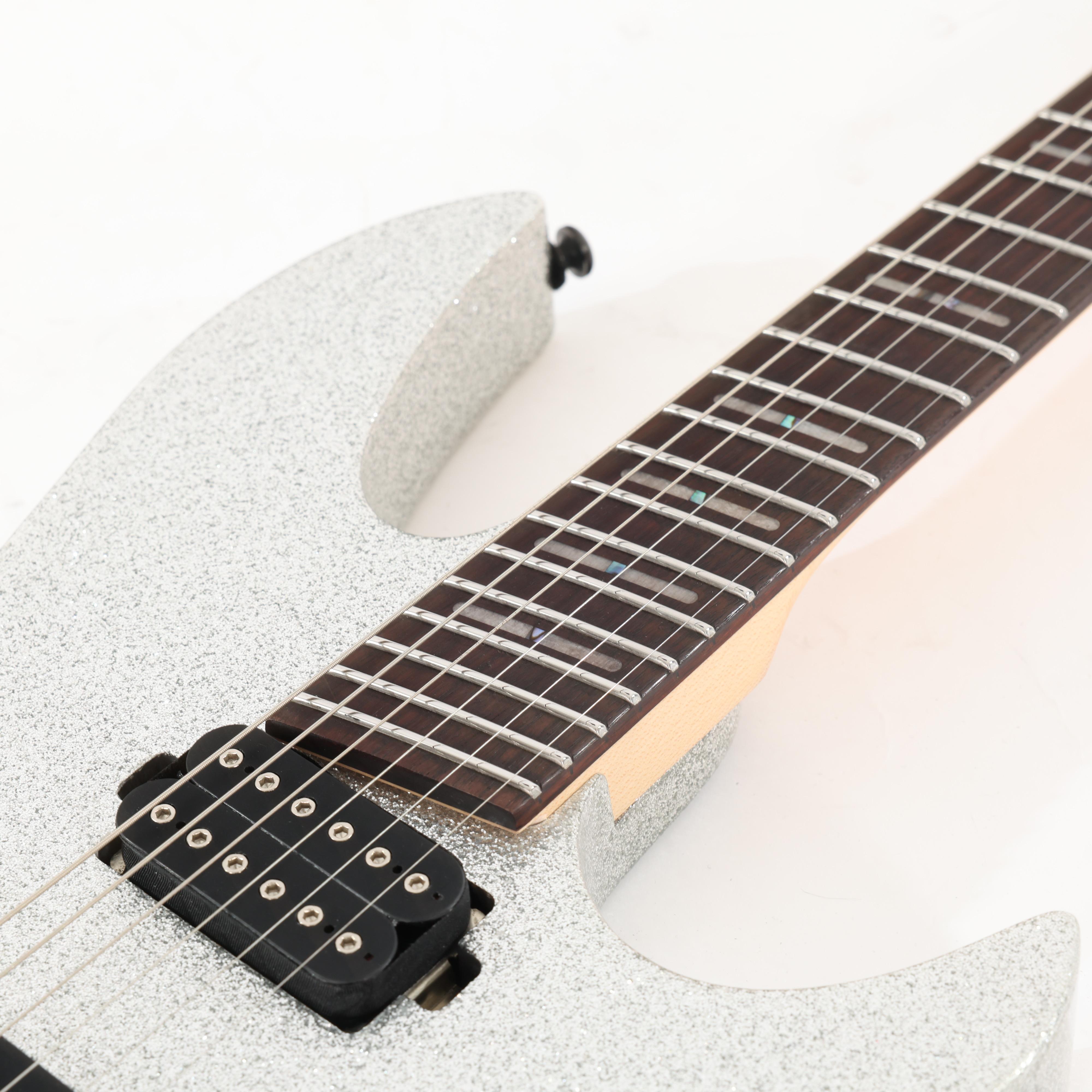 B Stock : Sire Larry Carlton X6 Headless Electric Guitar in Silver Sparkle - 003 - B-X66SSP-0003 (6).jpg