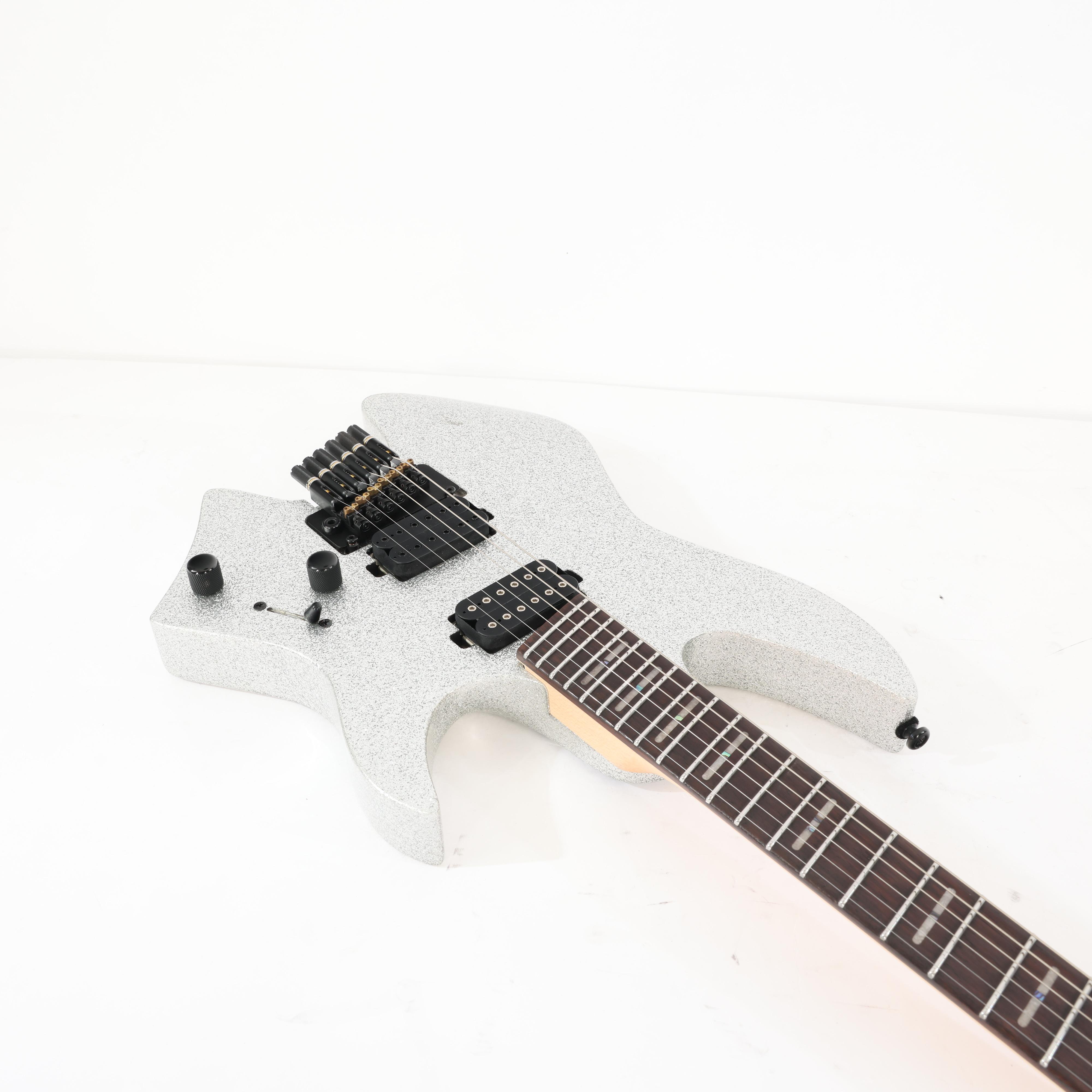 B Stock : Sire Larry Carlton X6 Headless Electric Guitar in Silver Sparkle - 003 - B-X66SSP-0003 (9).jpg