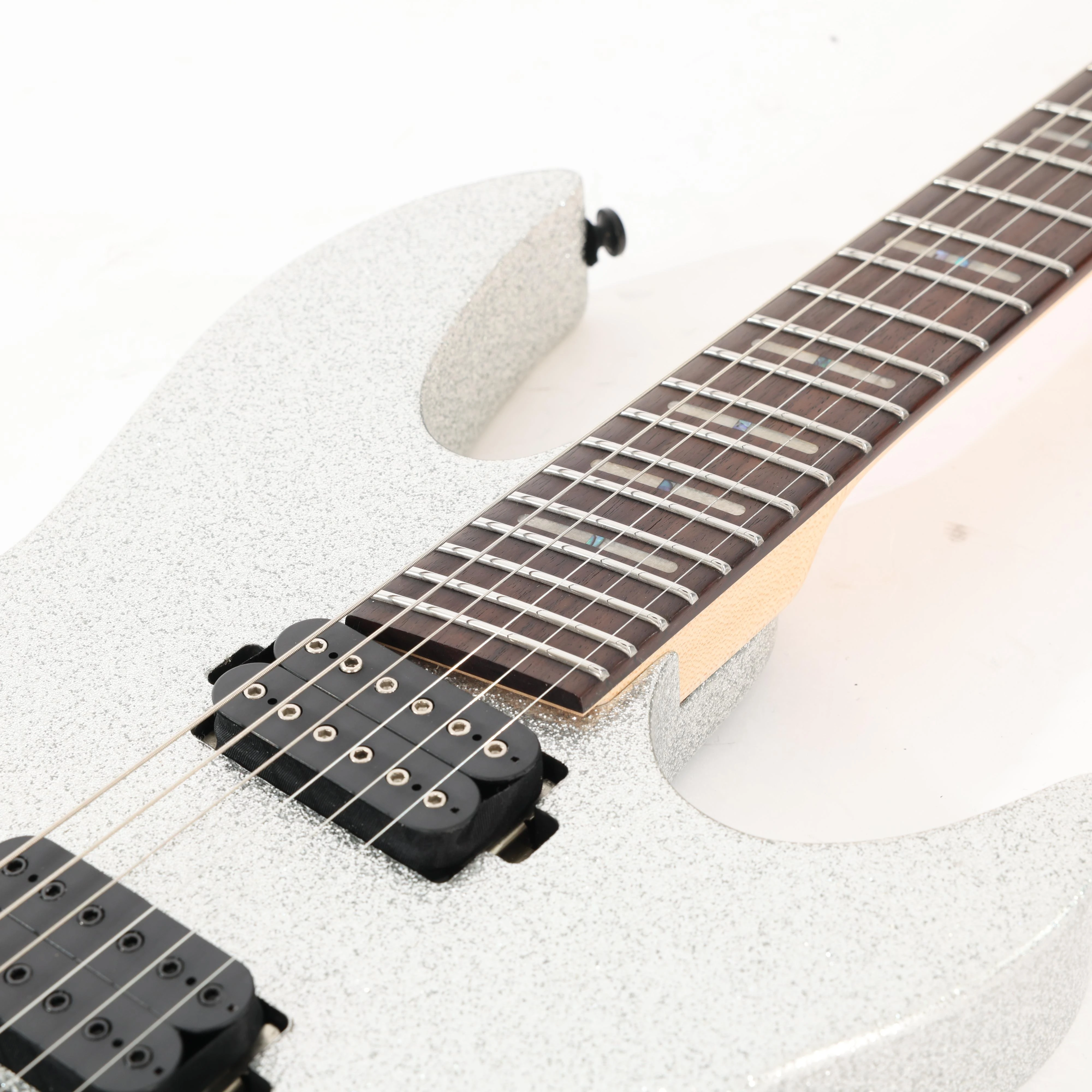 B Stock : Sire Larry Carlton X6 Headless Electric Guitar in Silver Sparkle - 002 - B-X66SSP-0002 (6).jpg