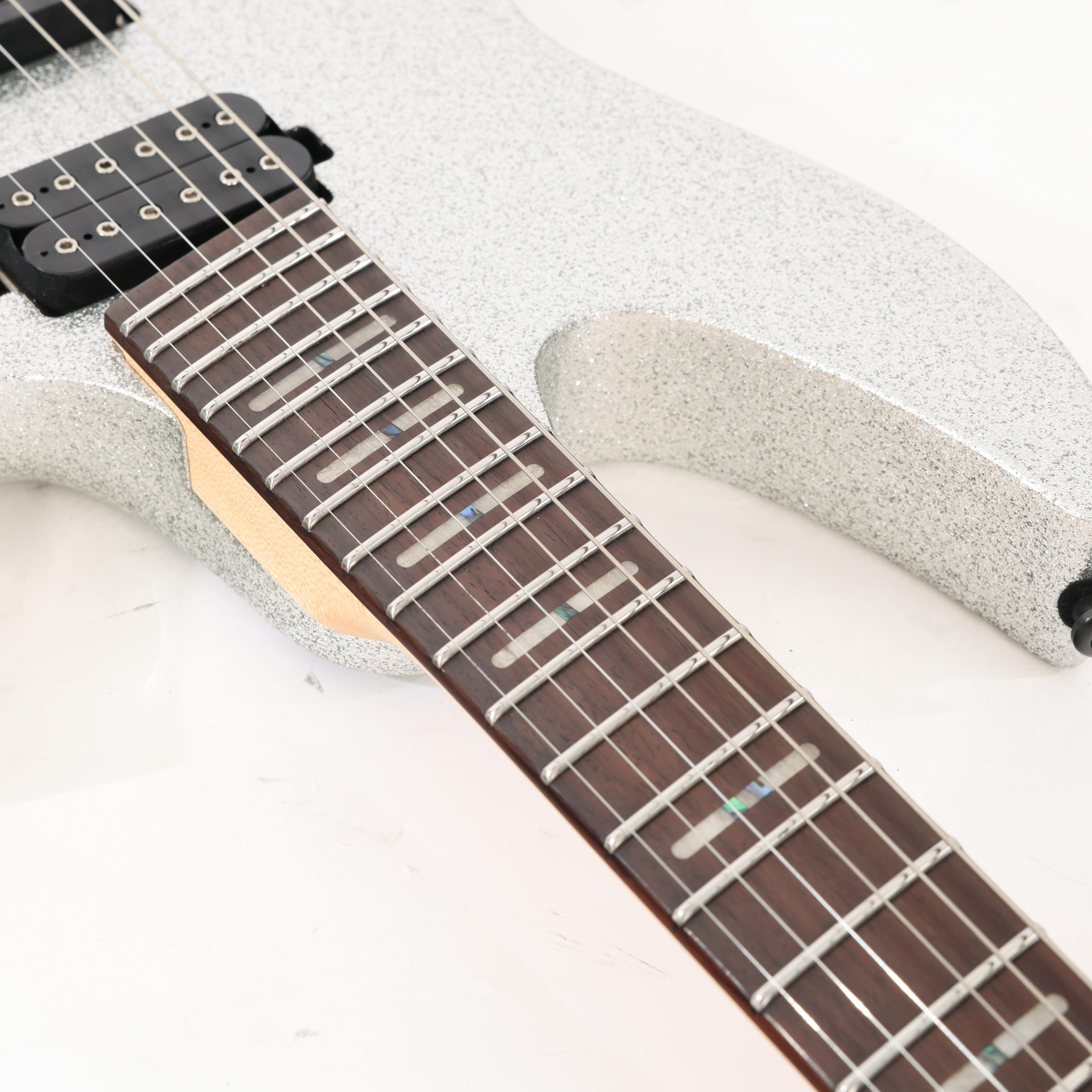 B Stock : Sire Larry Carlton X6 Headless Electric Guitar in Silver Sparkle - 002 - B-X66SSP-0002 (9).jpg