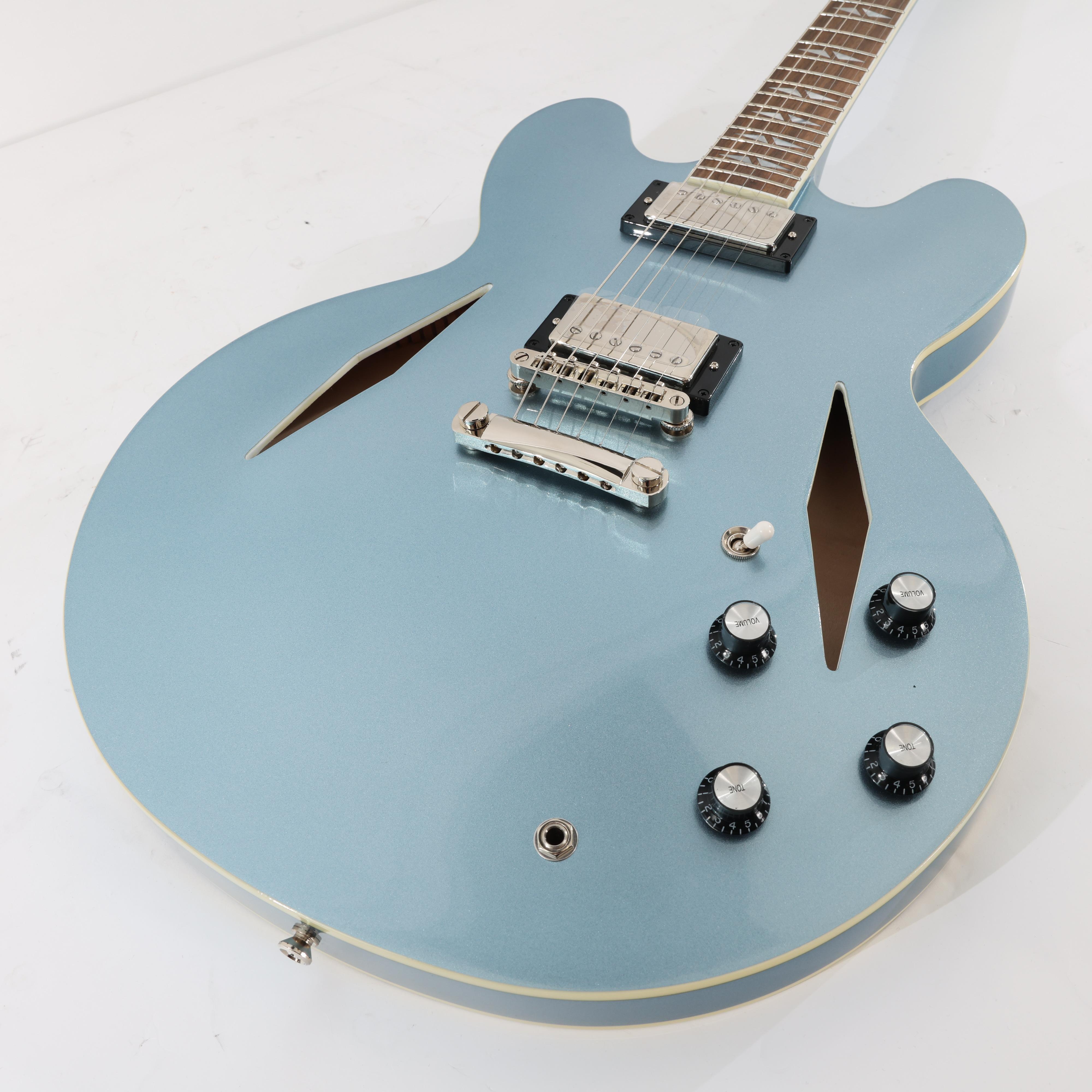B Stock : Epiphone Artist Dave Grohl Signature DG-335 Semi-Hollow Electric Guitar in Pelham Blue - 016 - B-EIGCDG335-0016 (9).jpg