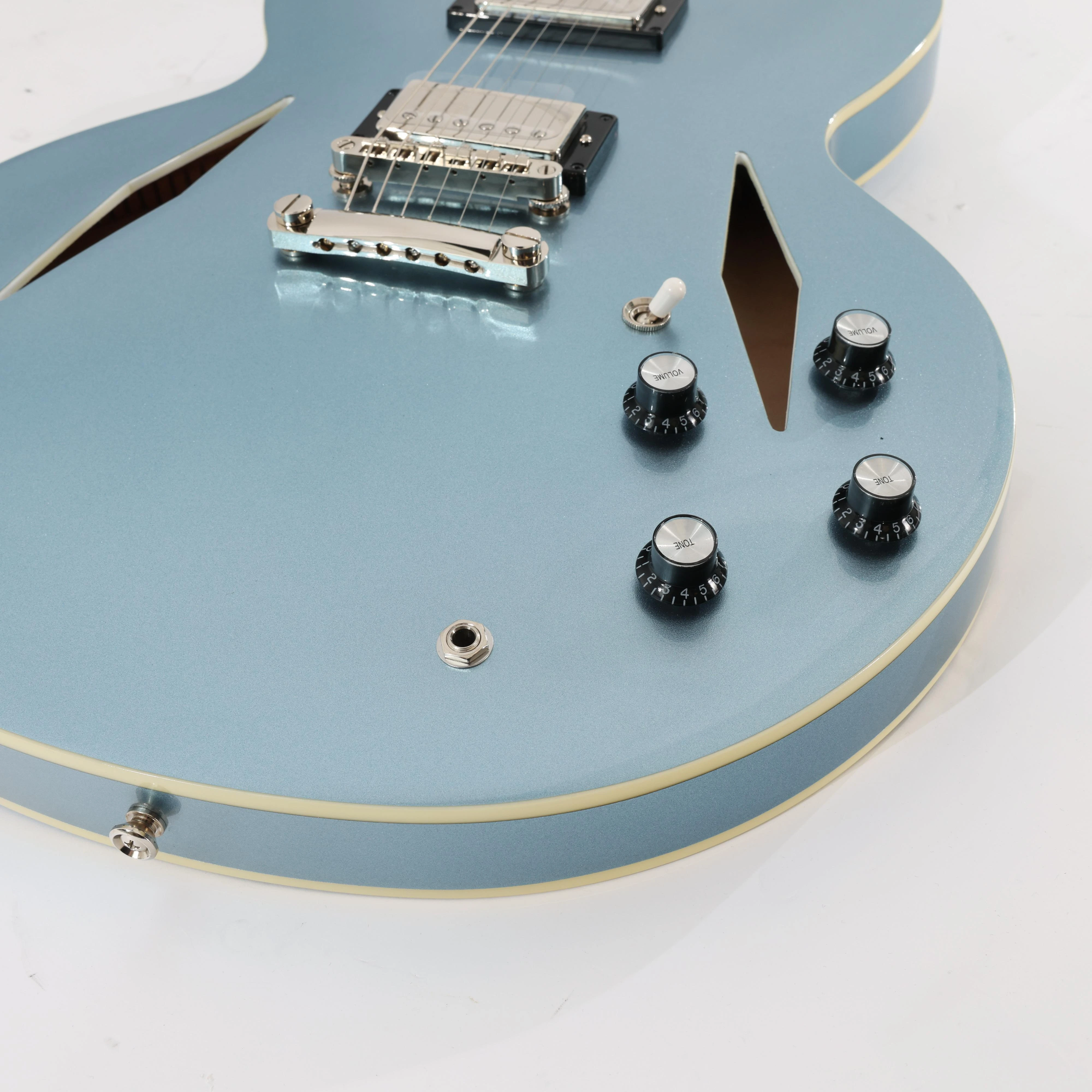 B Stock : Epiphone Artist Dave Grohl Signature DG-335 Semi-Hollow Electric Guitar in Pelham Blue - 016 - B-EIGCDG335-0016 (11).jpg