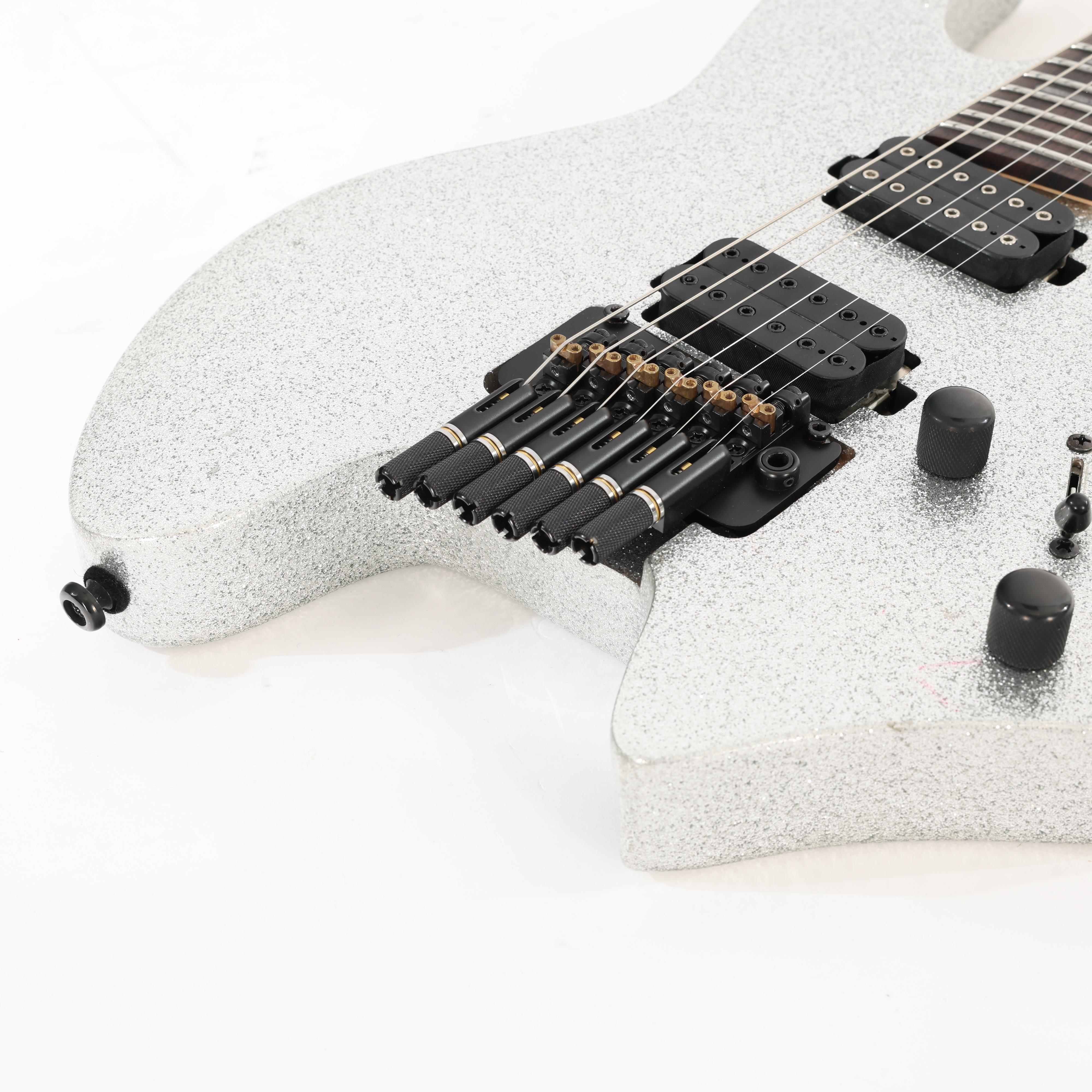 B Stock : Sire Larry Carlton X6 Headless Electric Guitar in Silver Sparkle - 001 - B-X66SSP-0001 (6).jpg