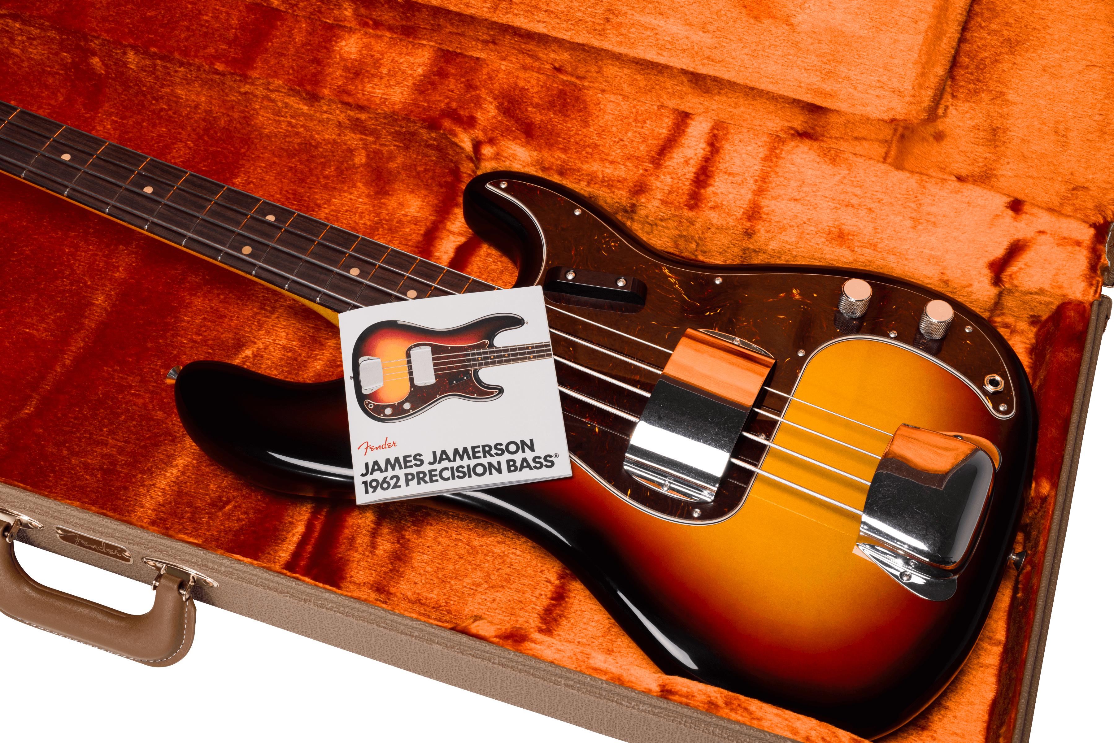 Fender James Jamerson 1962 Precision Bass in 3-Tone Sunburst