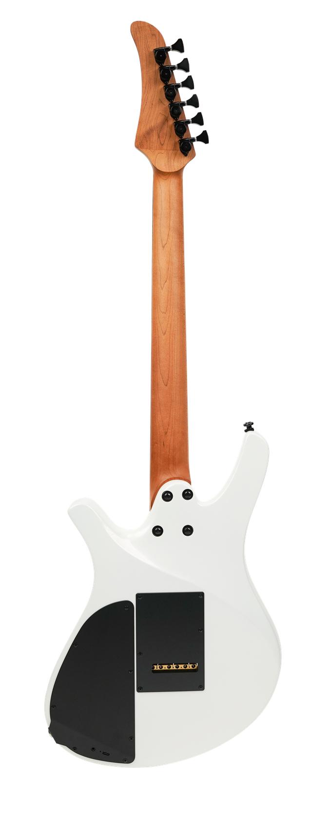 ギター D3 audio designs inc. DIVE Divitone Modern Dive Smart Electric Guitar in Pearl White