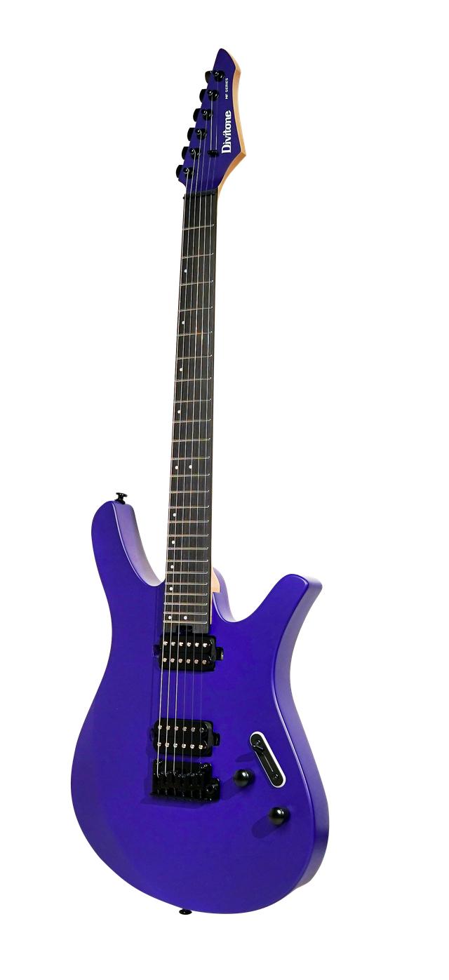 Divitone MF Studio Pro Smart Electric Guitar in Neon Purple