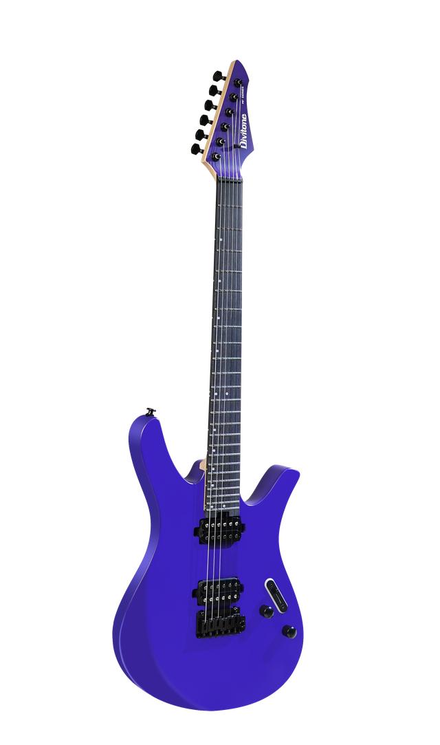 Divitone MF Studio Pro Smart Electric Guitar in Neon Purple