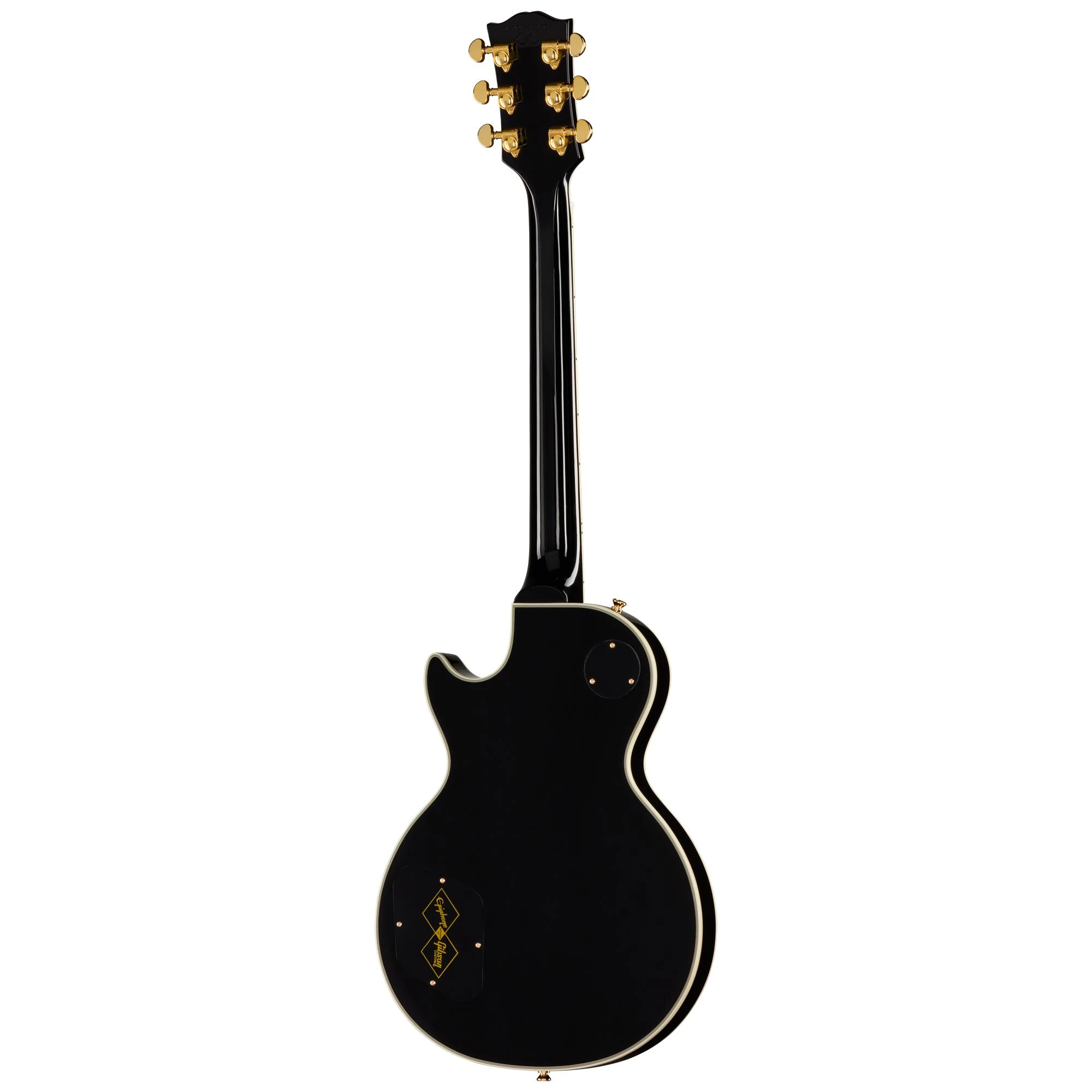 Epiphone Inspired by Gibson Custom Les Paul Custom Electric Guitar in Sedona Burst - ECLPCSDGH-Back.jpg