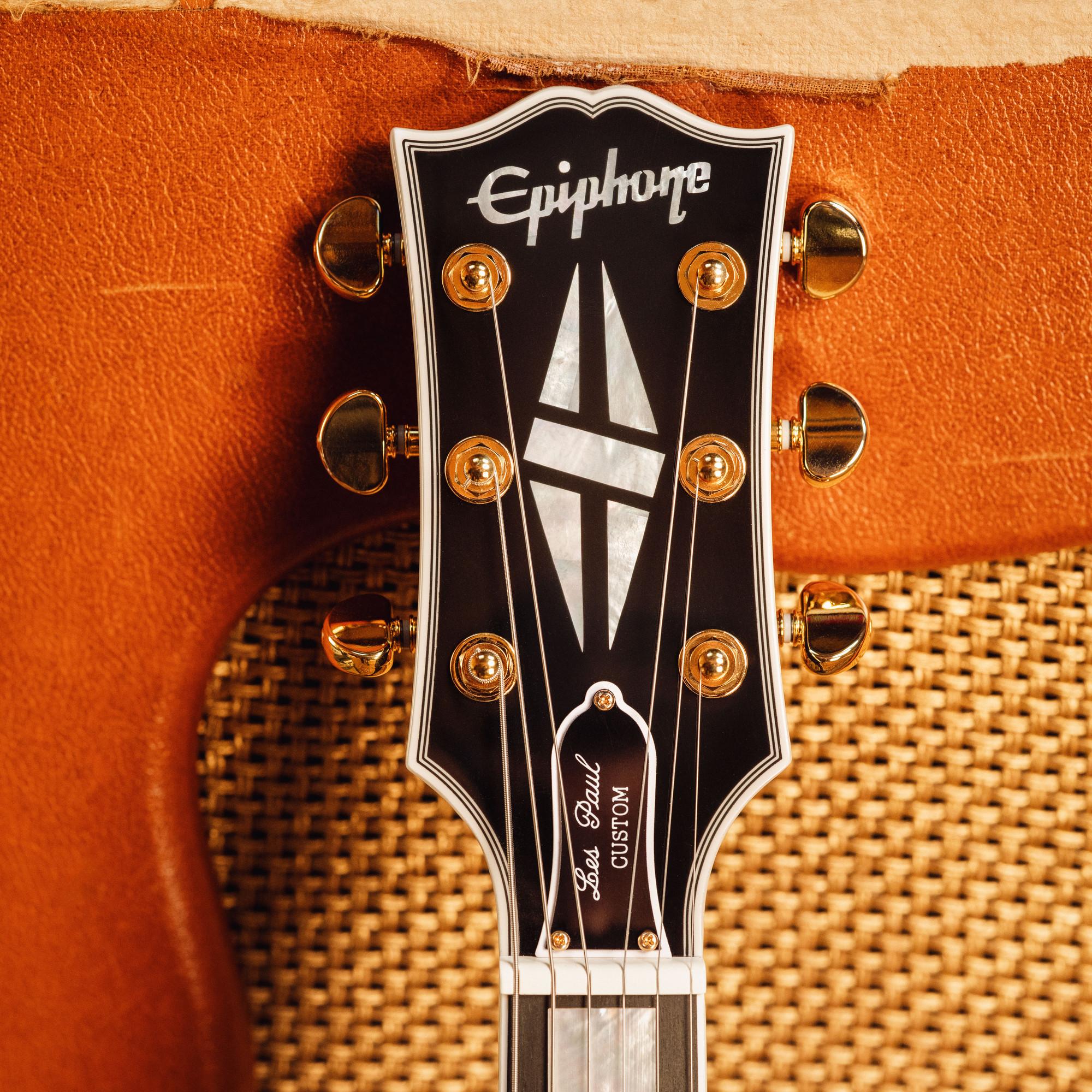 Epiphone Inspired by Gibson Custom Les Paul Custom in Sedona Burst