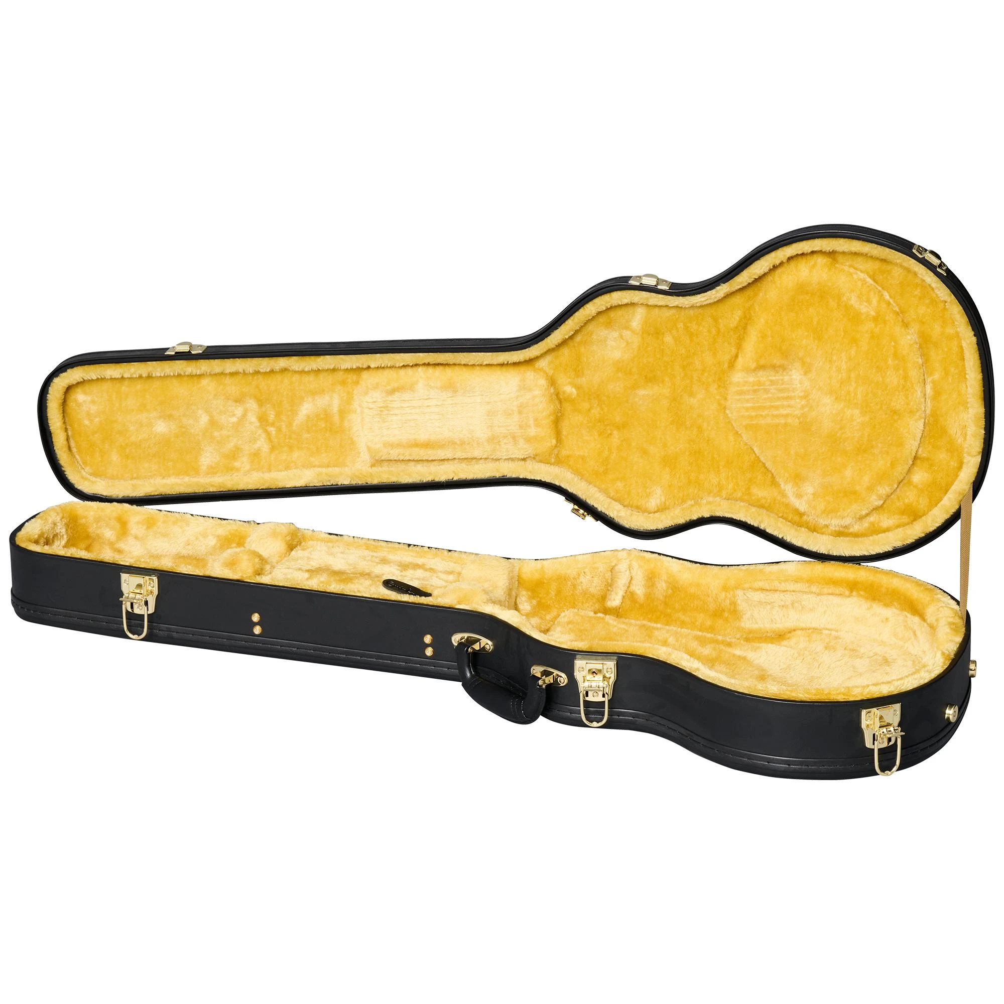 Epiphone Inspired by Gibson Custom Les Paul Custom Electric Guitar in Sedona Burst - ECLPCSDGH-Case-Open.jpg