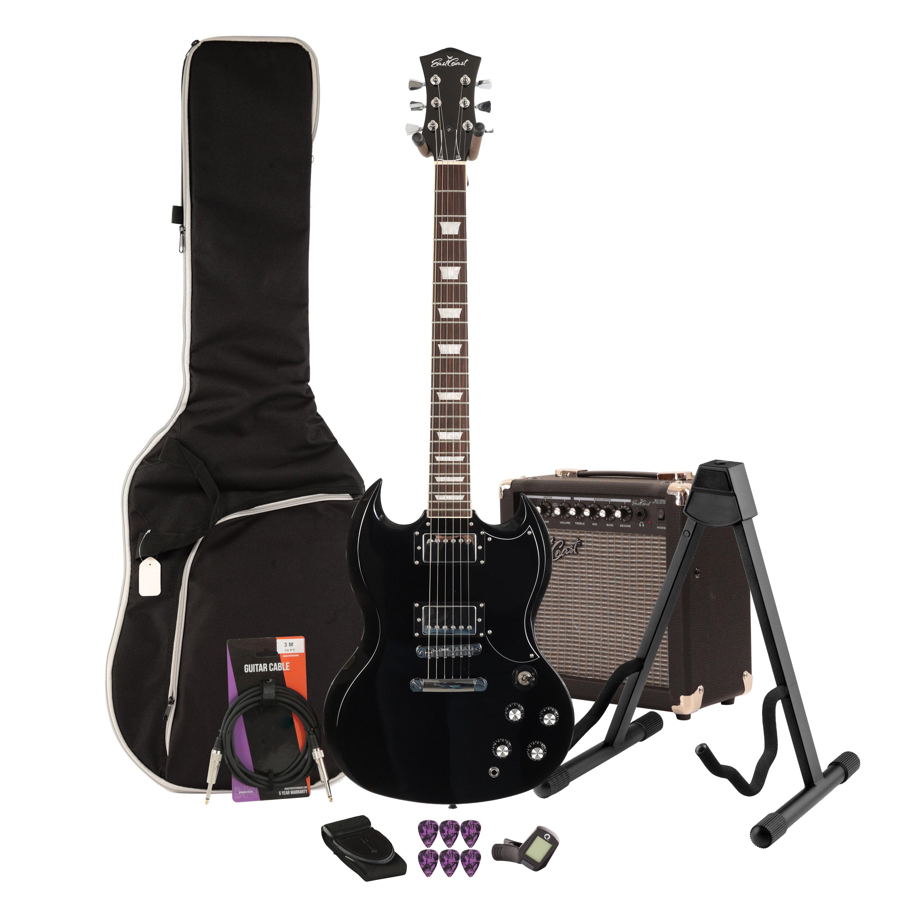 Eastcoast GS61S Black Electric Guitar 15W Amp Bundle - _BUN-EC-GS61S-BLK15-1.jpg