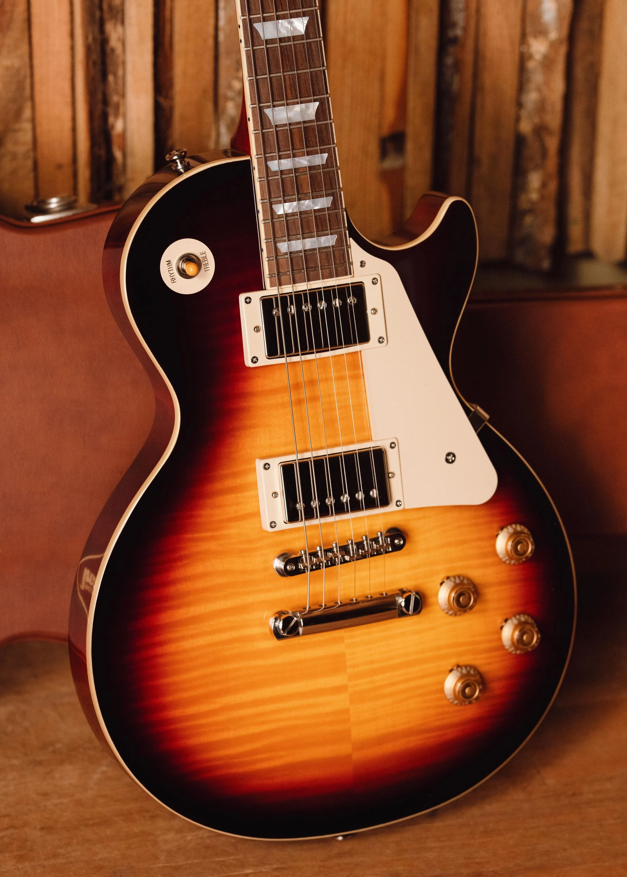 Epiphone Inspired by Gibson Custom 1959 Les Paul Standard Reissue Electric Guitar in Dark Burst - ECLPR9DKNH1-Body-Beauty.jpg