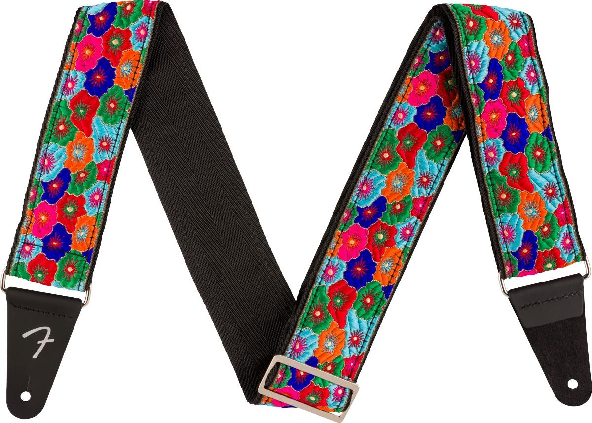 Fender Wild Bloom 2 Inch Guitar Strap in Blue - 0990639087-1.jpg