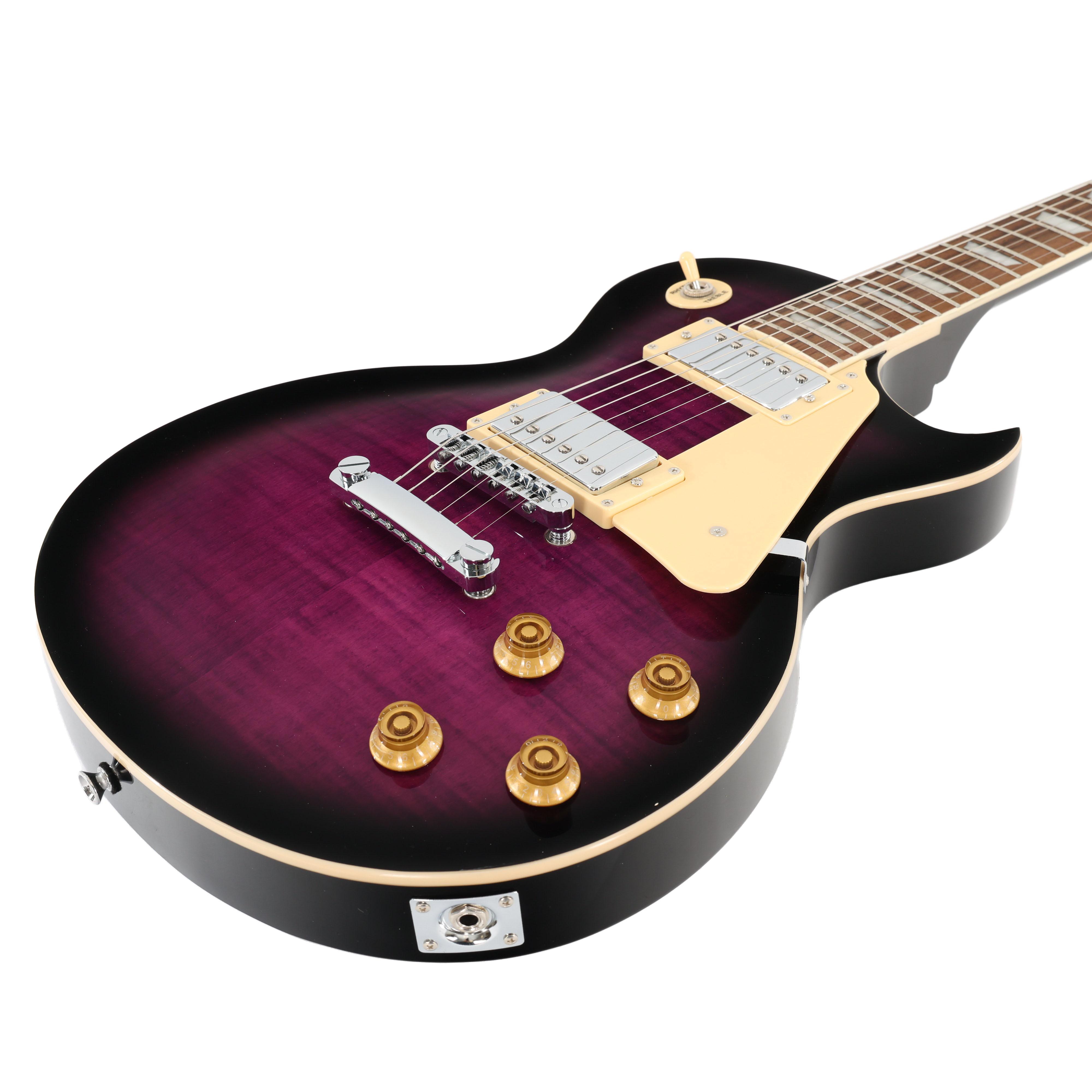 Eastcoast L1 Amethyst Burst Electric Guitar Multi-FX & Modelling Bundle with Accessories - EC-L1-ABS (4).jpg