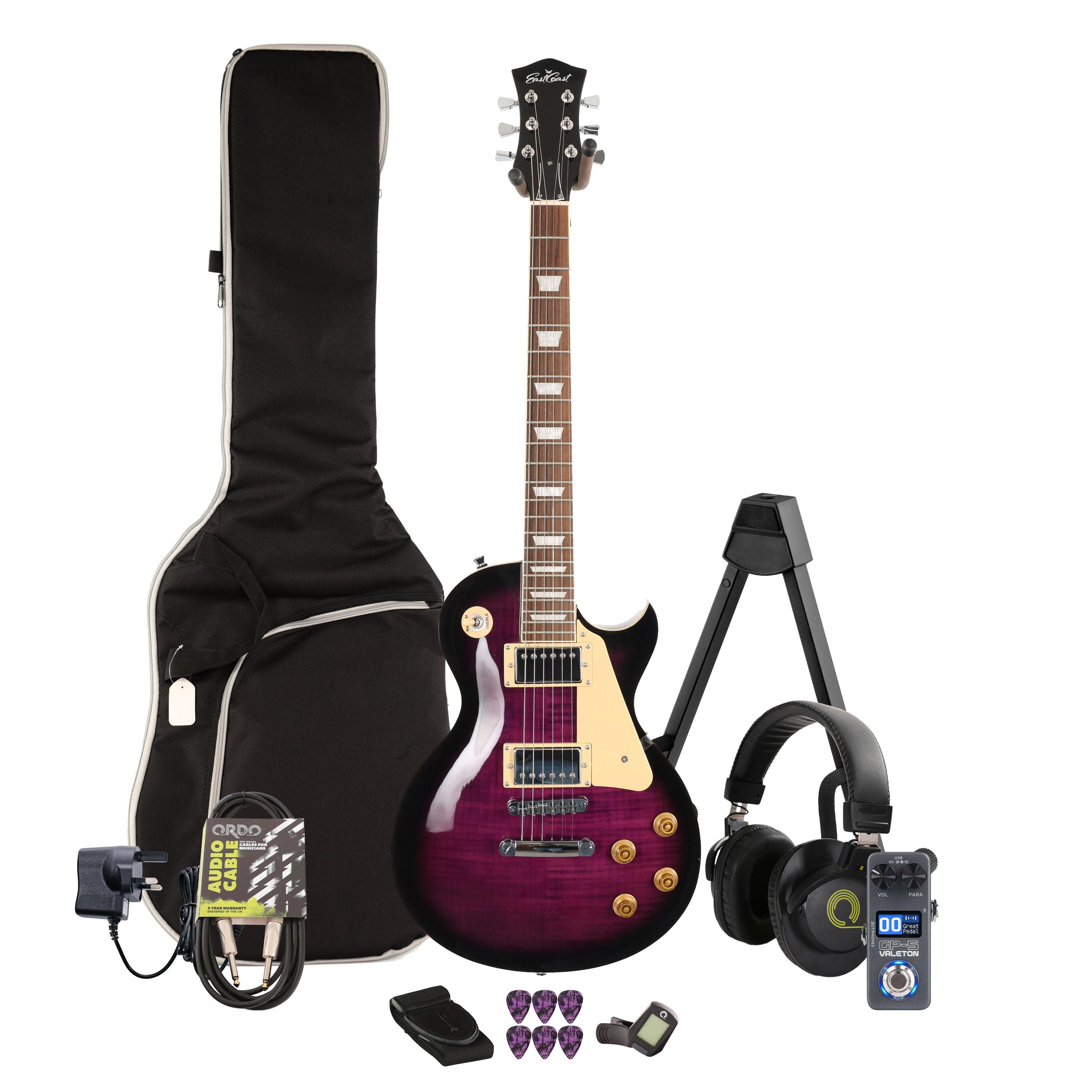 Eastcoast L1 Amethyst Burst Electric Guitar Multi-FX & Modelling Bundle with Accessories - _BUN-EC-L1-ABSSL.jpg