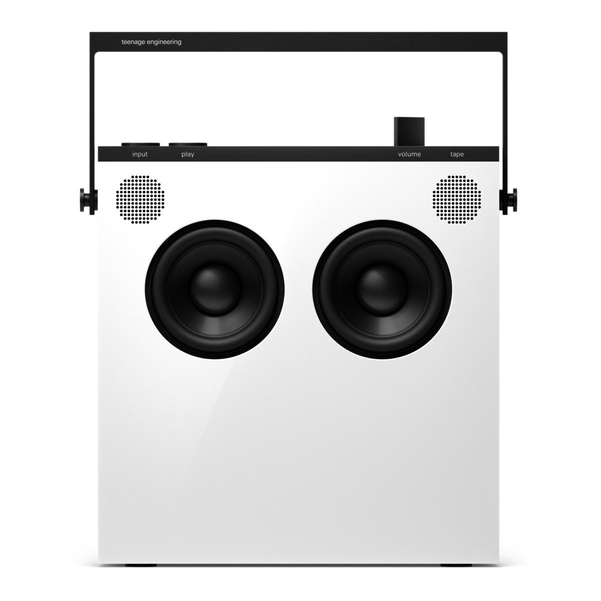 Teenage Engineering OB-4 Magic Radio Portable Bluetooth Speaker in White - white front.jpg