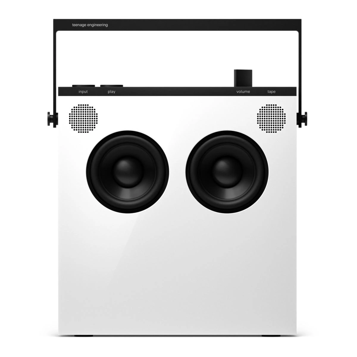 Teenage Engineering OB-4 Magic Radio Portable Bluetooth Speaker in White - white front.jpg
