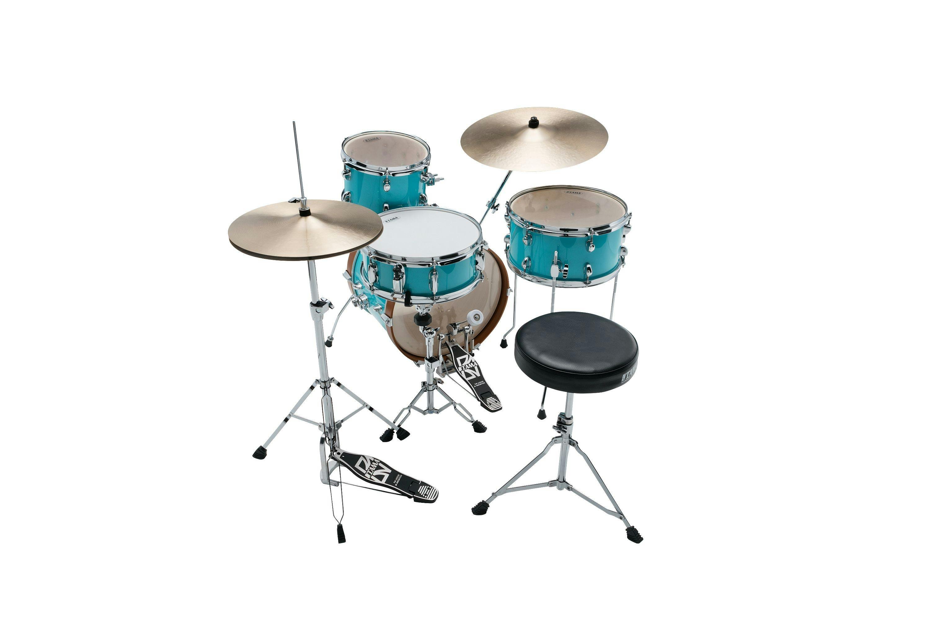 Tama Club Jam 4pc Shell Pack in Aqua Blue w/ Hardware - 284055-LJK48H4_AQB_2.jpg
