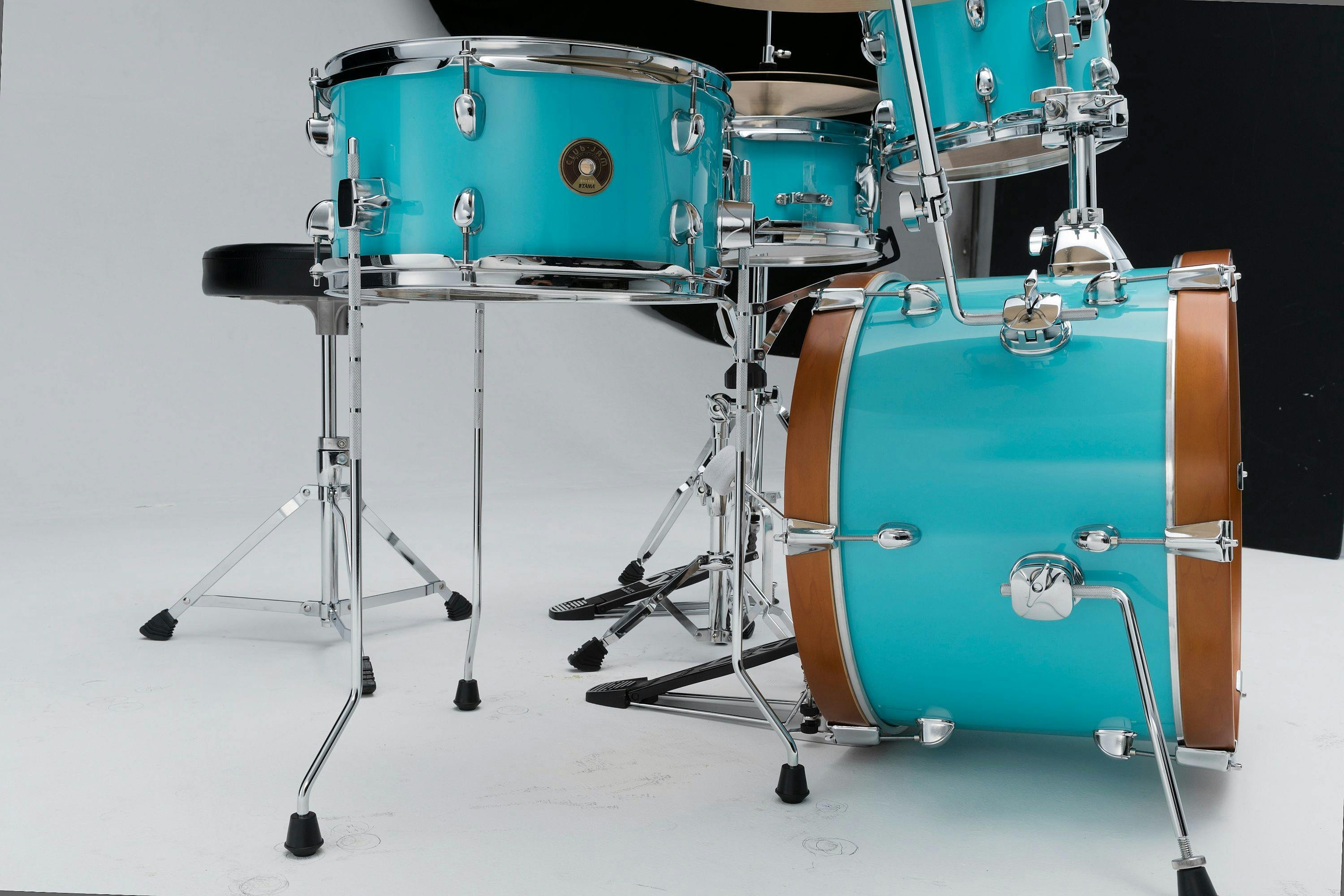 Tama Club Jam 4pc Shell Pack in Aqua Blue with Hardware - 284058-LJK48H4_AQB_5.jpg