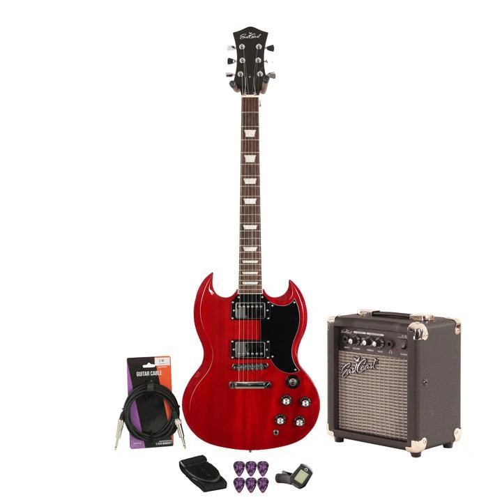 Eastcoast GS61S Cherry Red 10w Amp Guitar Bundle - bun-ec-gs61s-cr10_720.jpg