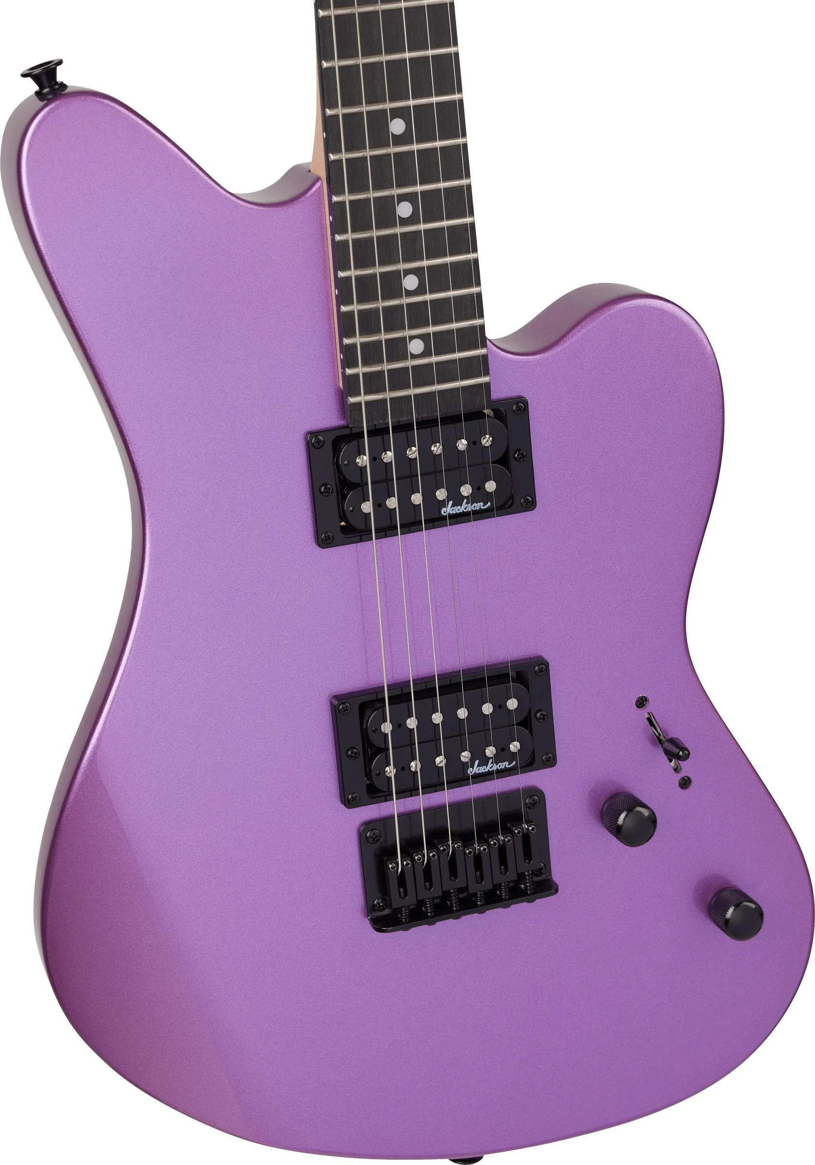 Jackson JS Series Surfcaster JS22 HT Electric Guitar in Purple Metallic - 2912821552-Pickups.jpg