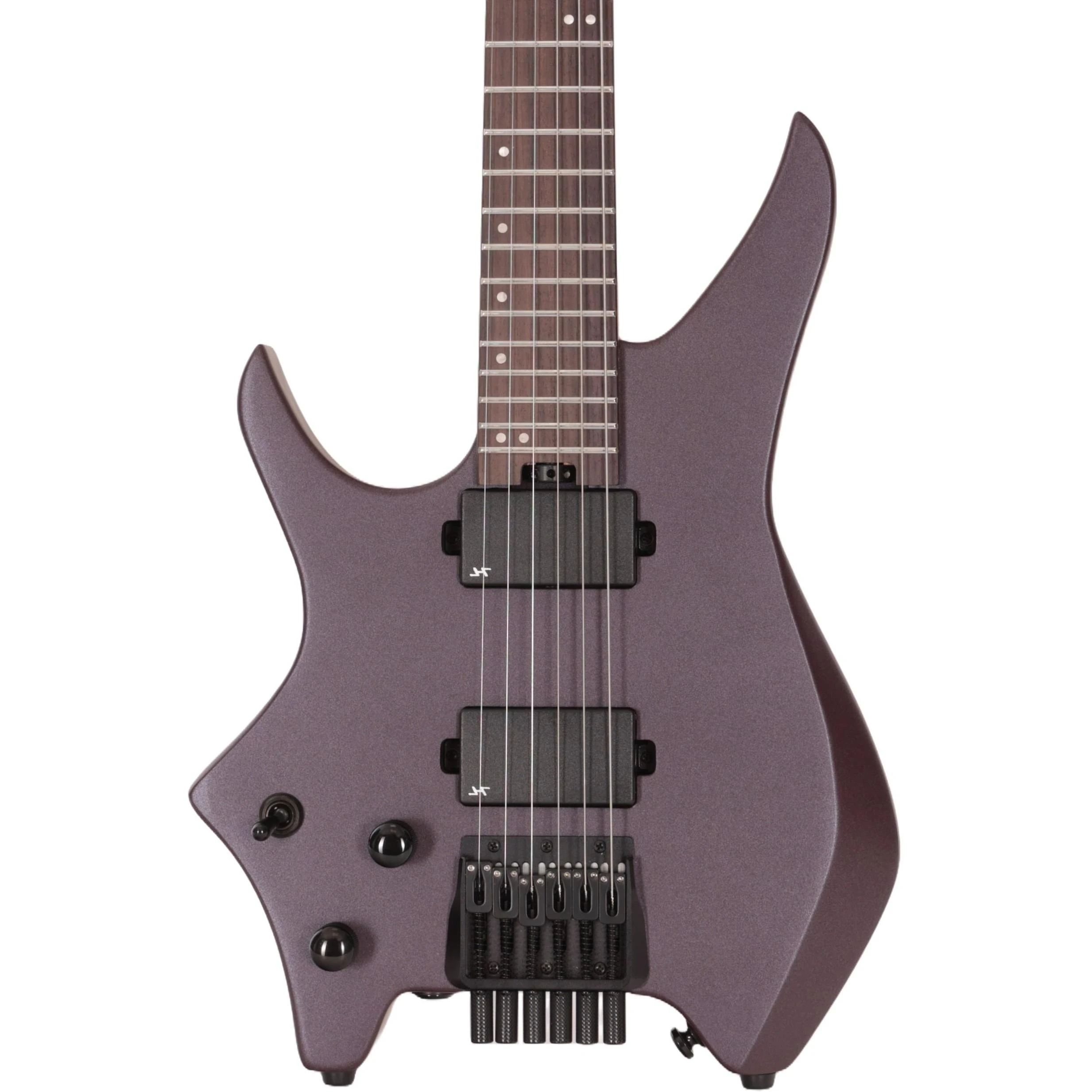 HILS NEXT HN3 Gen 1 Left Handed Headless Electric Guitar in Satin Metallic Deep Purple - HN3LSMDP-GEN1-Body.jpg