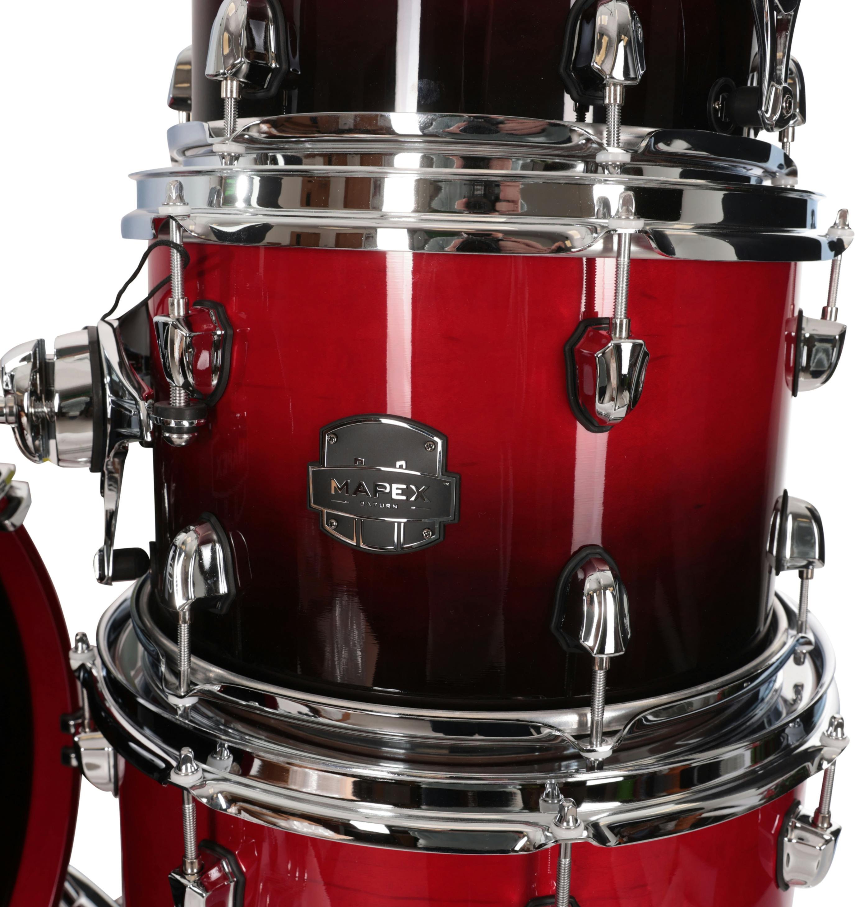 Mapex Saturn Classic 20" Fusion Drum Kit in Scarlet Fade - SR504X-RQ-SR504X-RQ_4.jpg