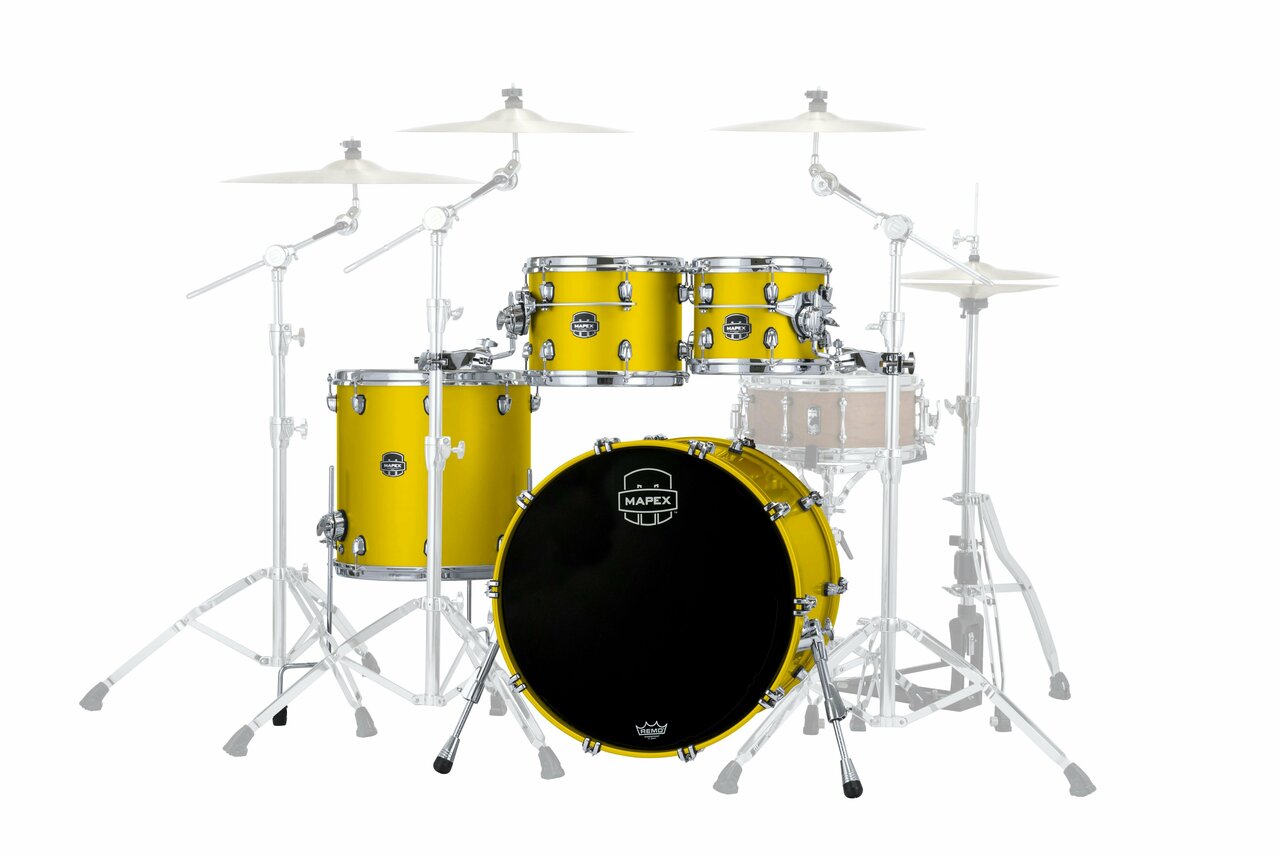 Mapex Saturn Evolution Shell Pack 22" in Tuscan Yellow - SE426XHPM10PM-SE426XHPM10PM_Front.jpg
