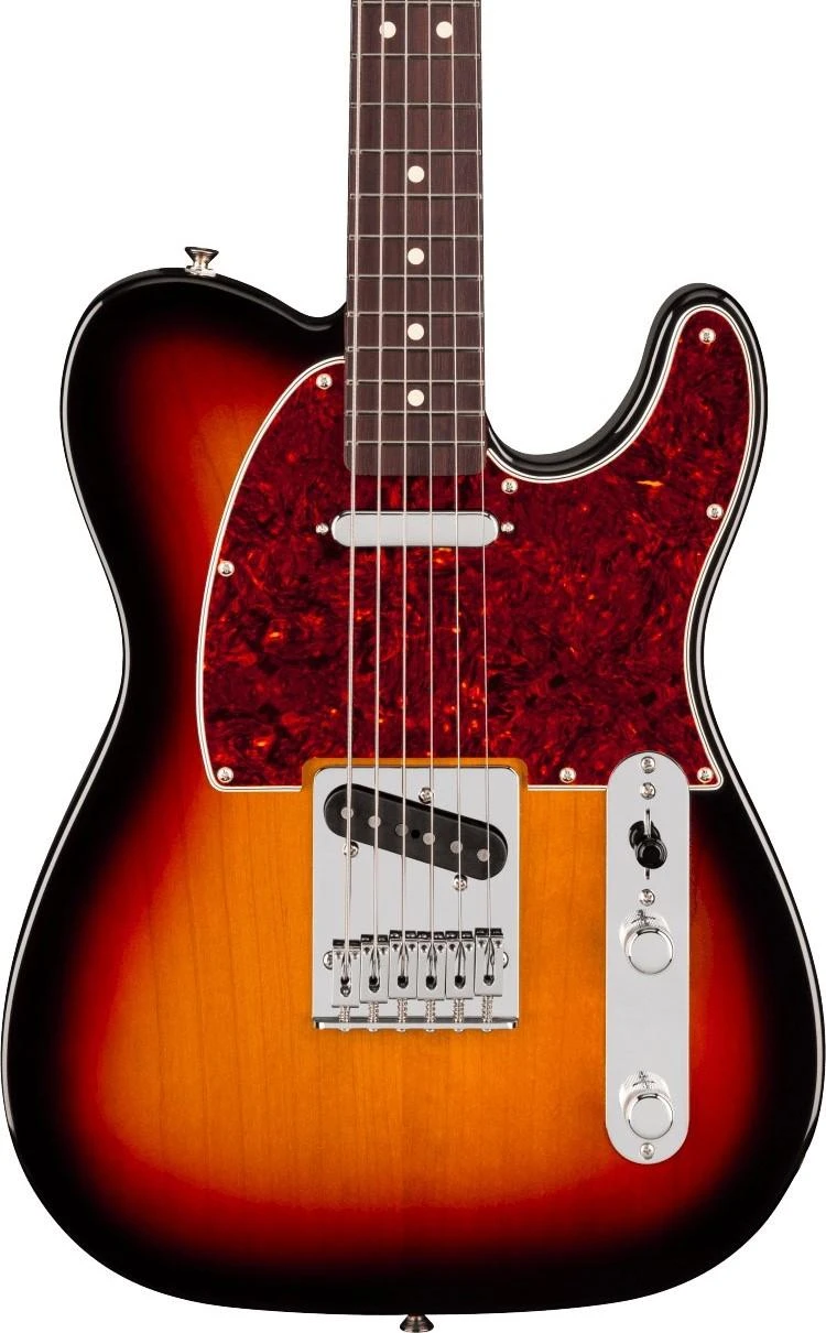 Fender 75th Anniversary Player II Baritone Telecaster Electric Guitar in 3-Colour Sunburst - 0147110500-Body.jpg